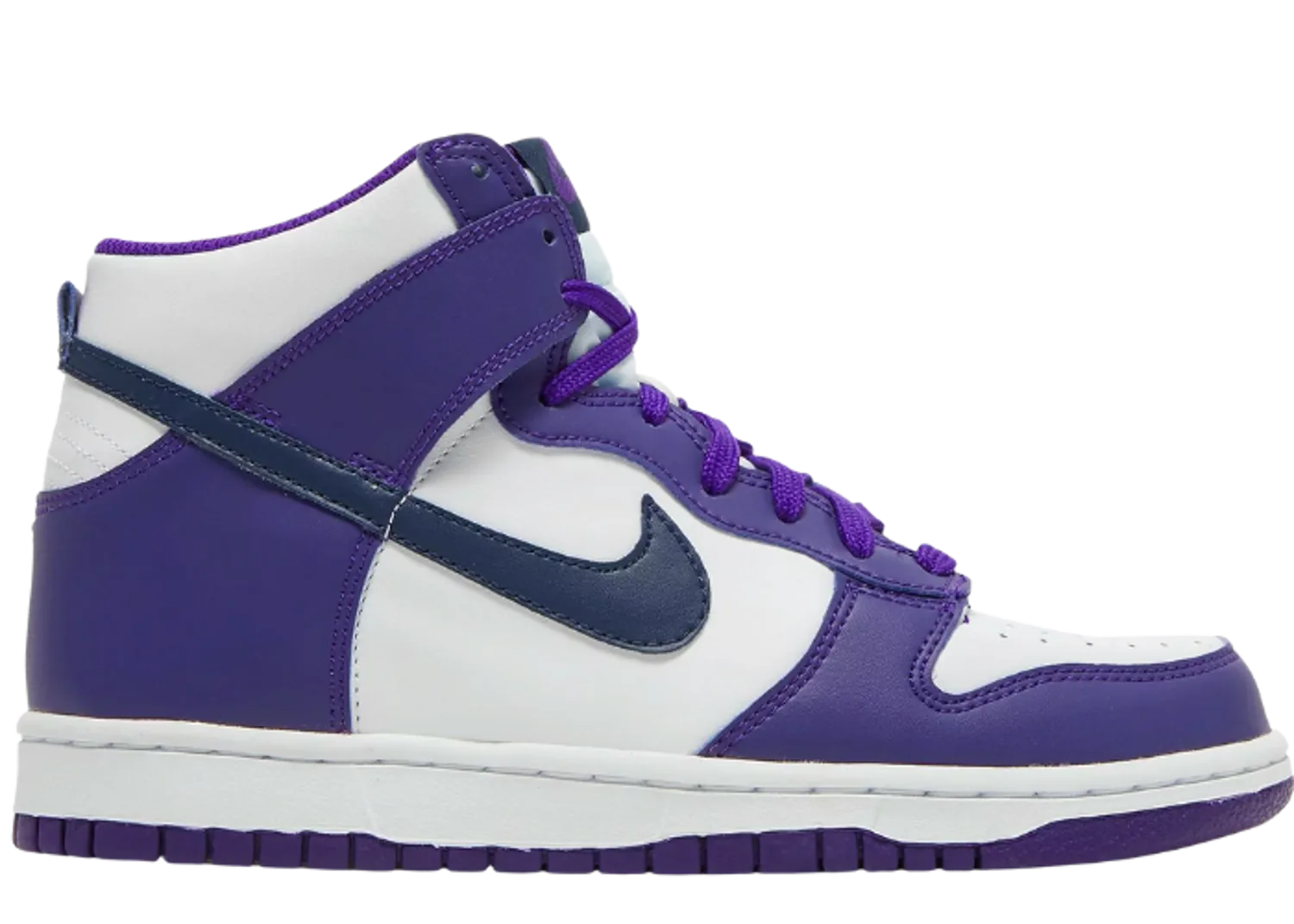 Nike Dunk High Electro Purple Midnight Navy (GS)