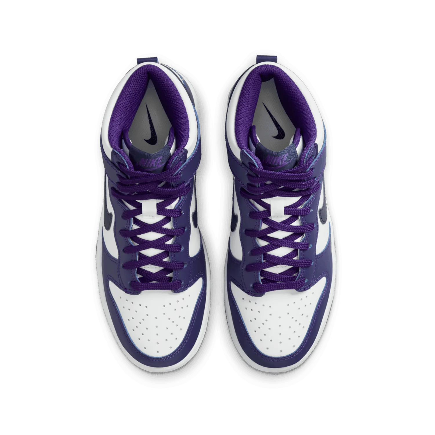 Nike Dunk High Electro Purple Midnight Navy (GS) image 3