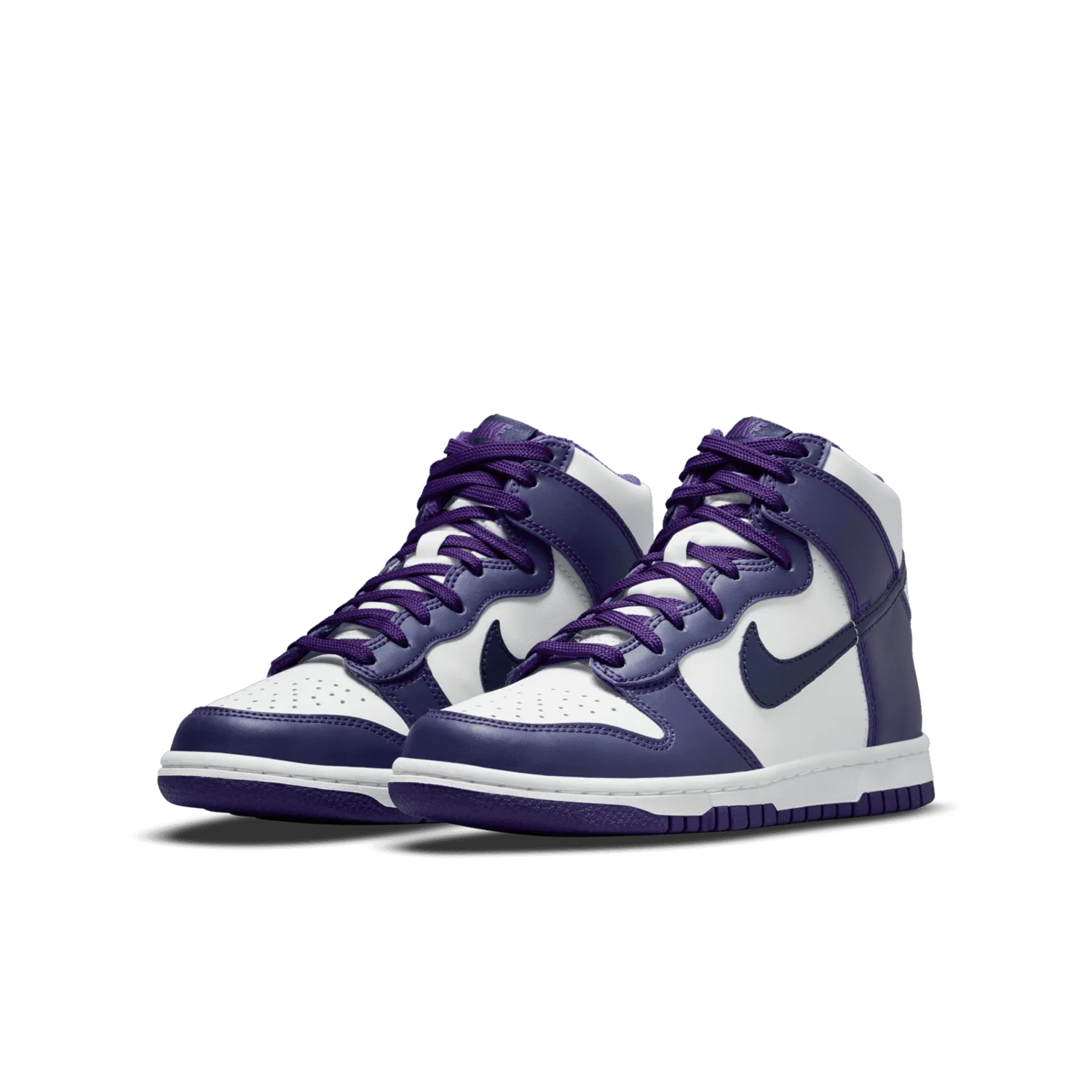 Nike Dunk High Electro Purple Midnight Navy (GS) image 4