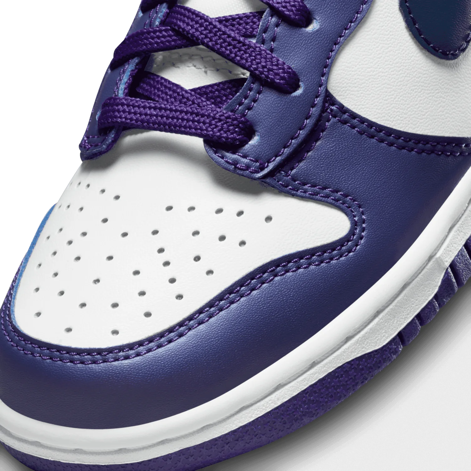 Nike Dunk High Electro Purple Midnight Navy (GS) image 6