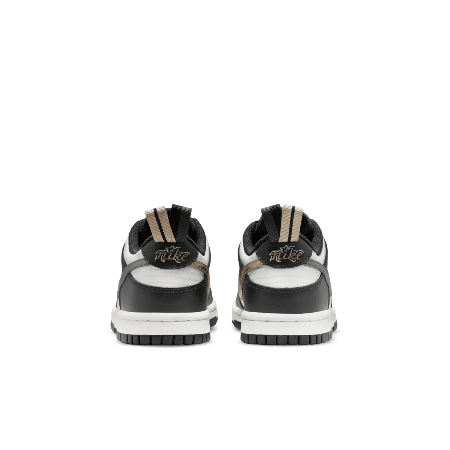 Nike Dunk Low Black White Metallic (GS) image 5