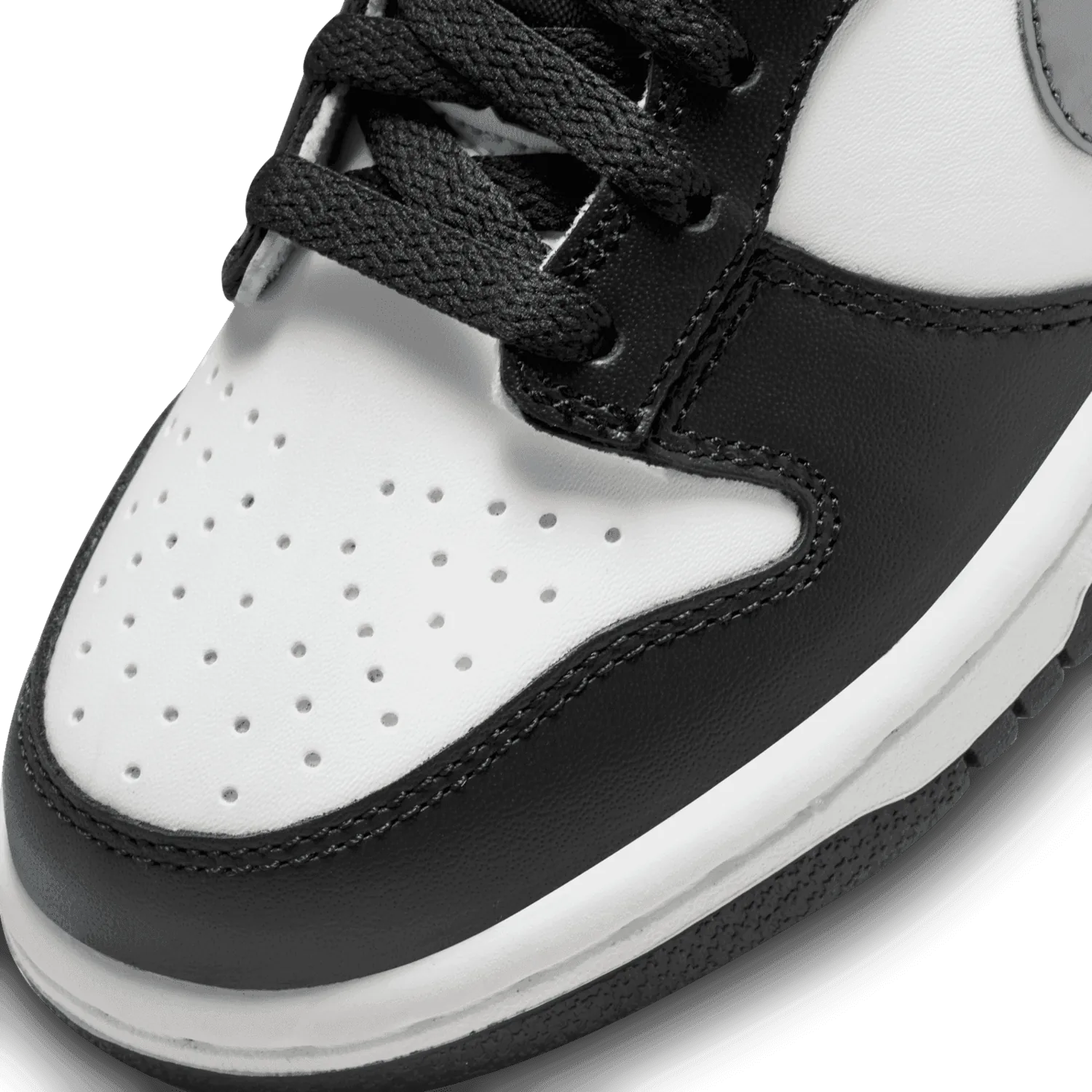 Nike Dunk Low Black White Metallic (GS) image 6