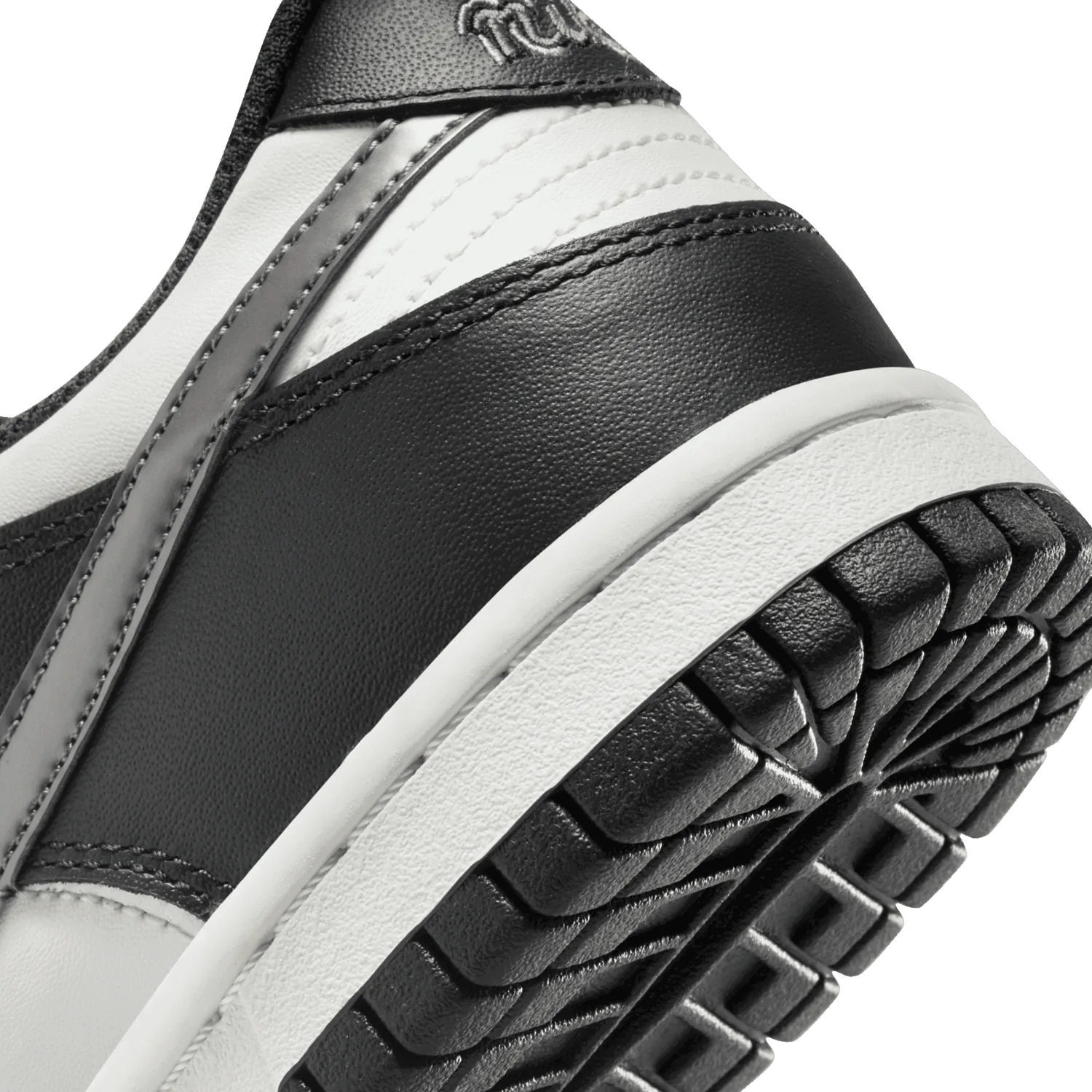 Nike Dunk Low Black White Metallic (GS) image 7