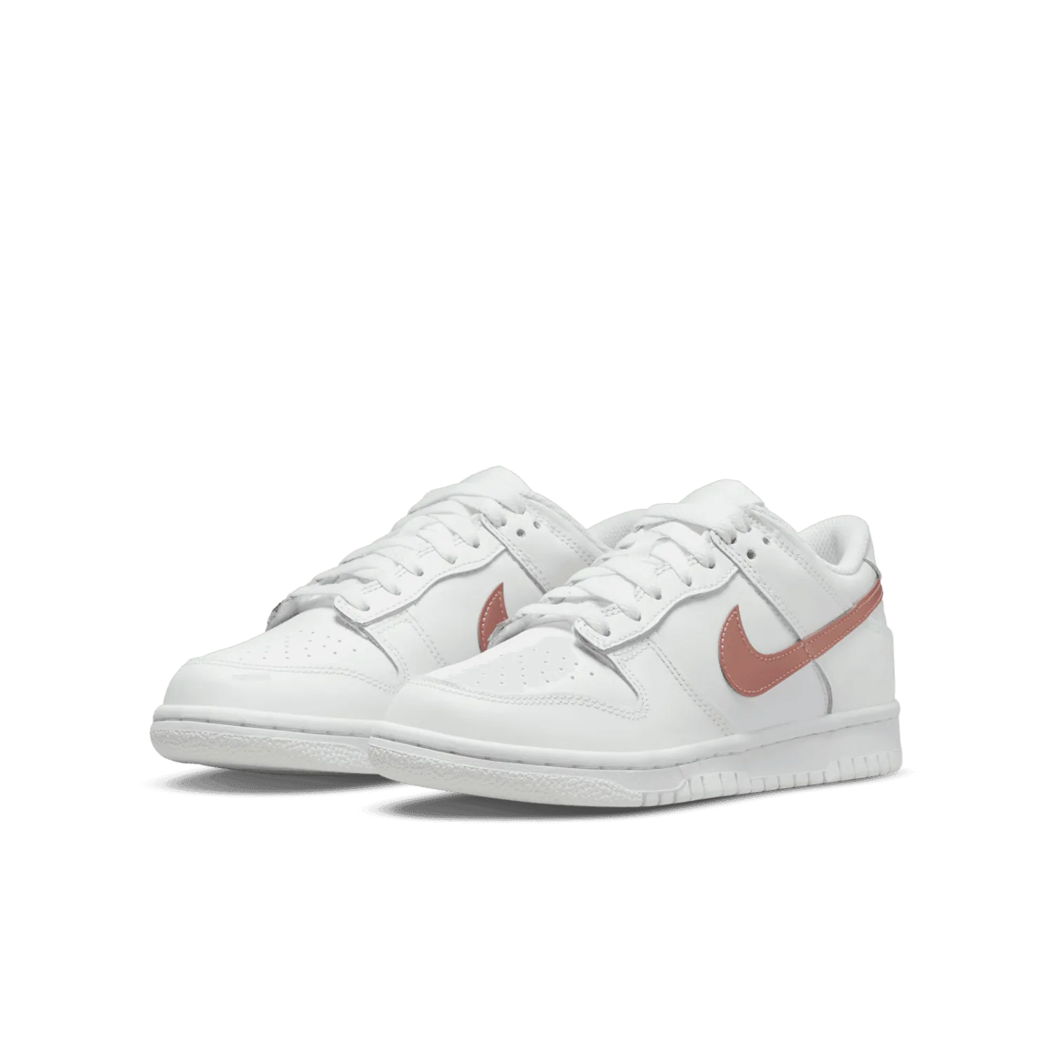Nike Dunk Low White Pink (GS) image 4