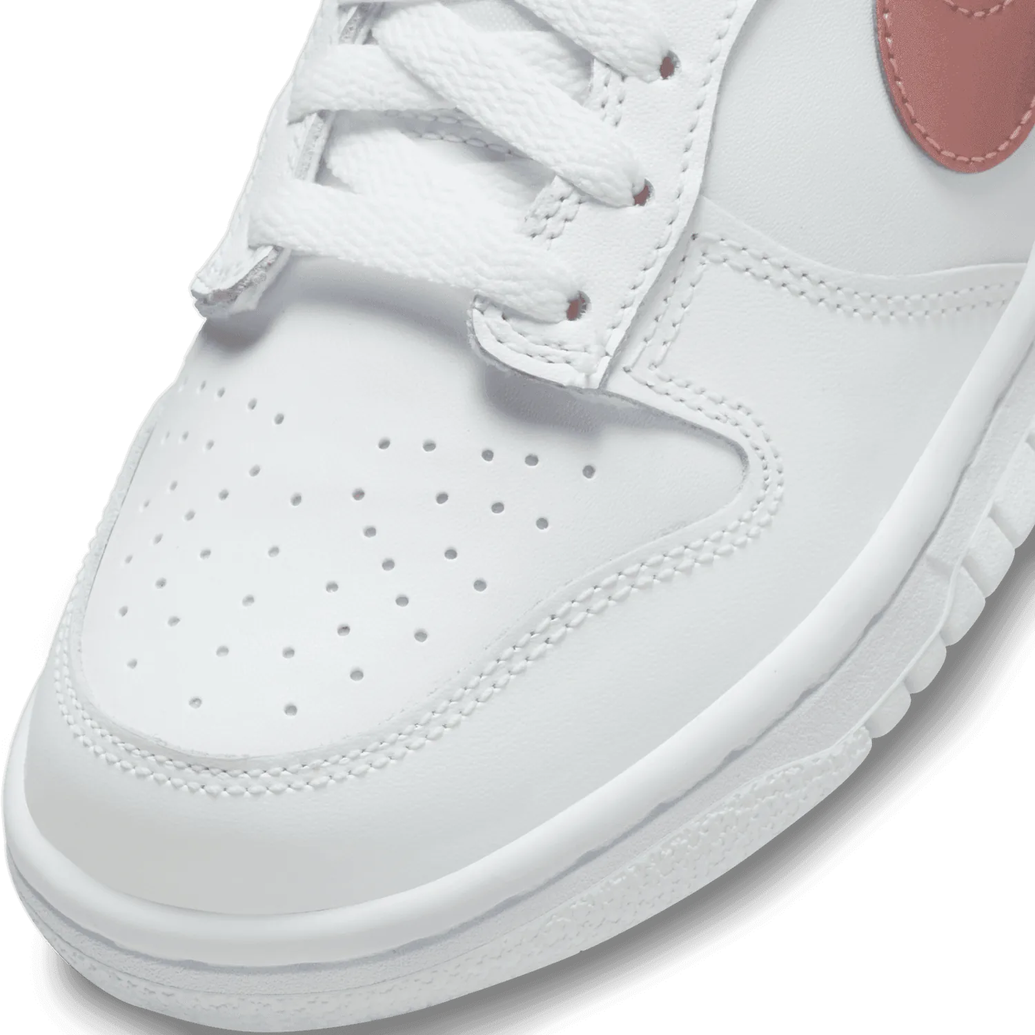 Nike Dunk Low White Pink (GS) image 6
