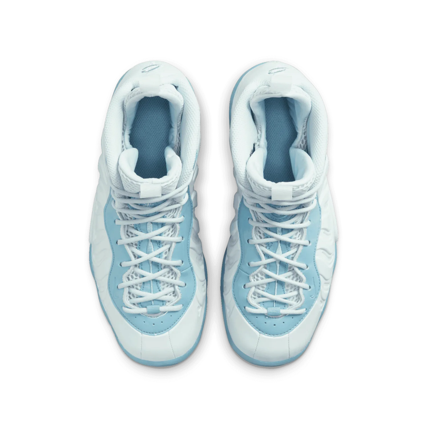 Nike Little Posite One White Aura Worn Blue (GS) image 3