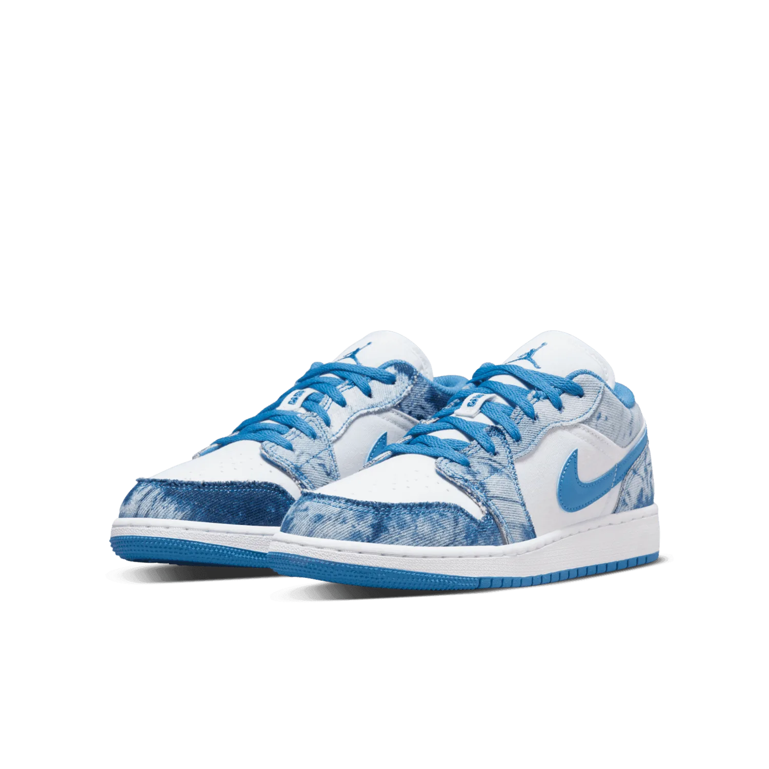 Jordan 1 Low Washed Denim (GS) image 4