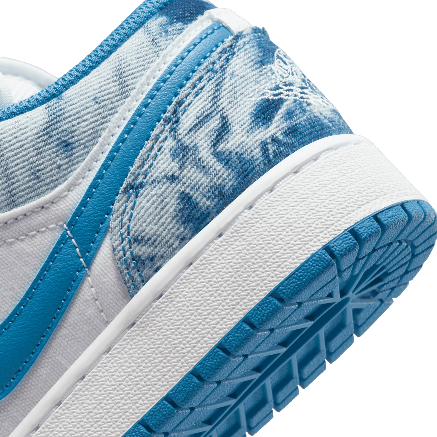 Jordan 1 Low Washed Denim (GS) image 7