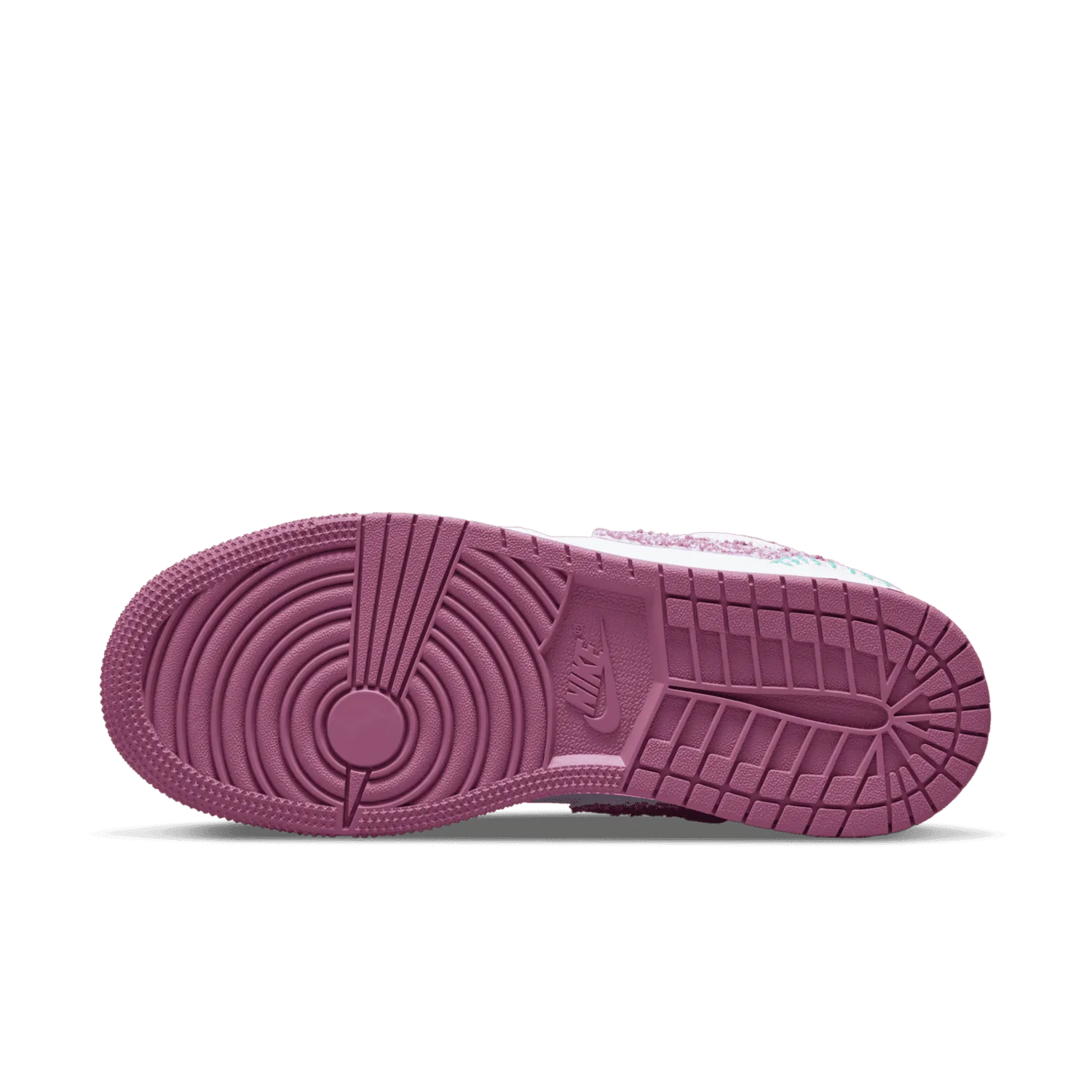 Jordan 1 Low White Light Bordeuax (GS) image 2