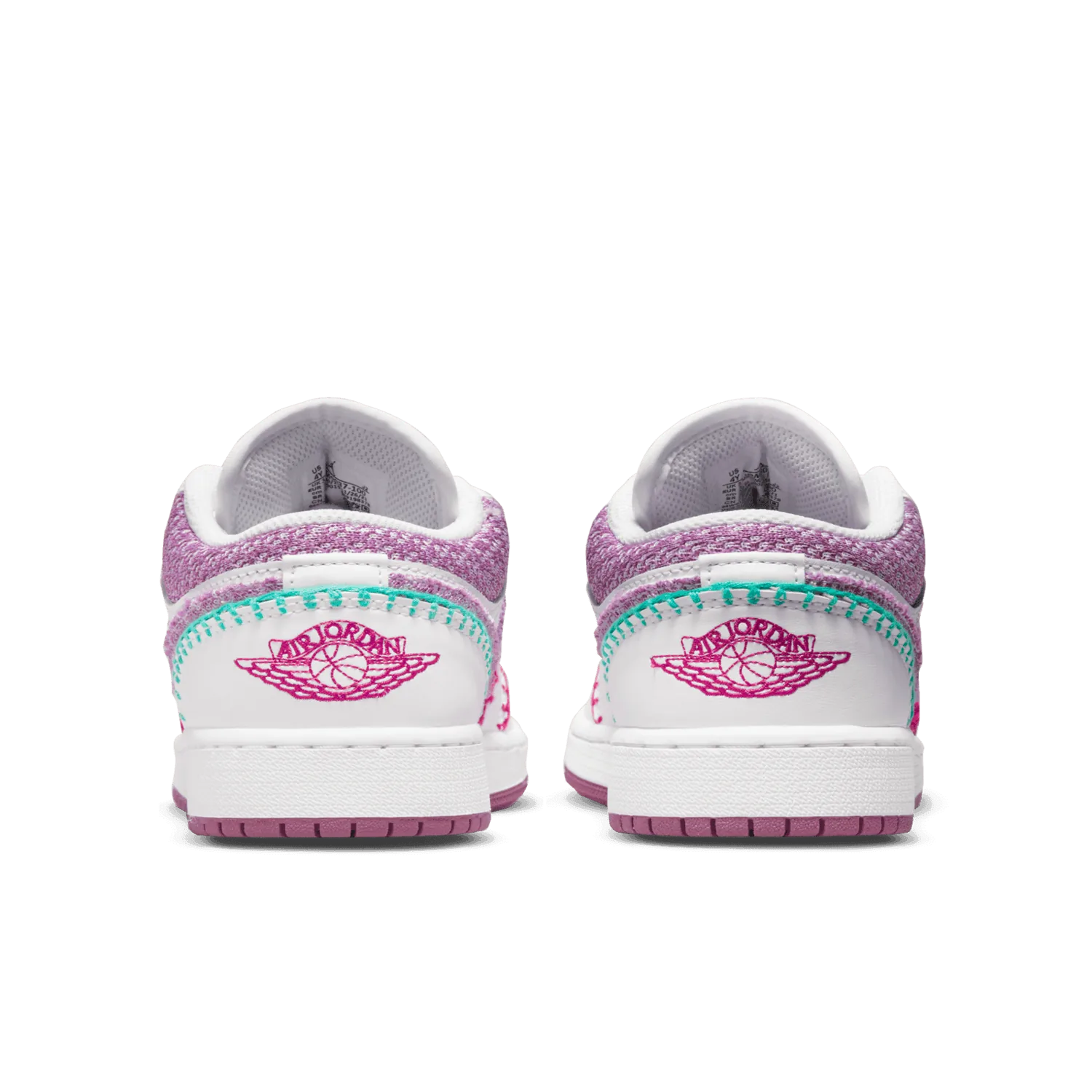 Jordan 1 Low White Light Bordeuax (GS) image 5