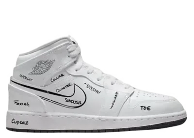 Jordan 1 Mid Schematic (GS)
