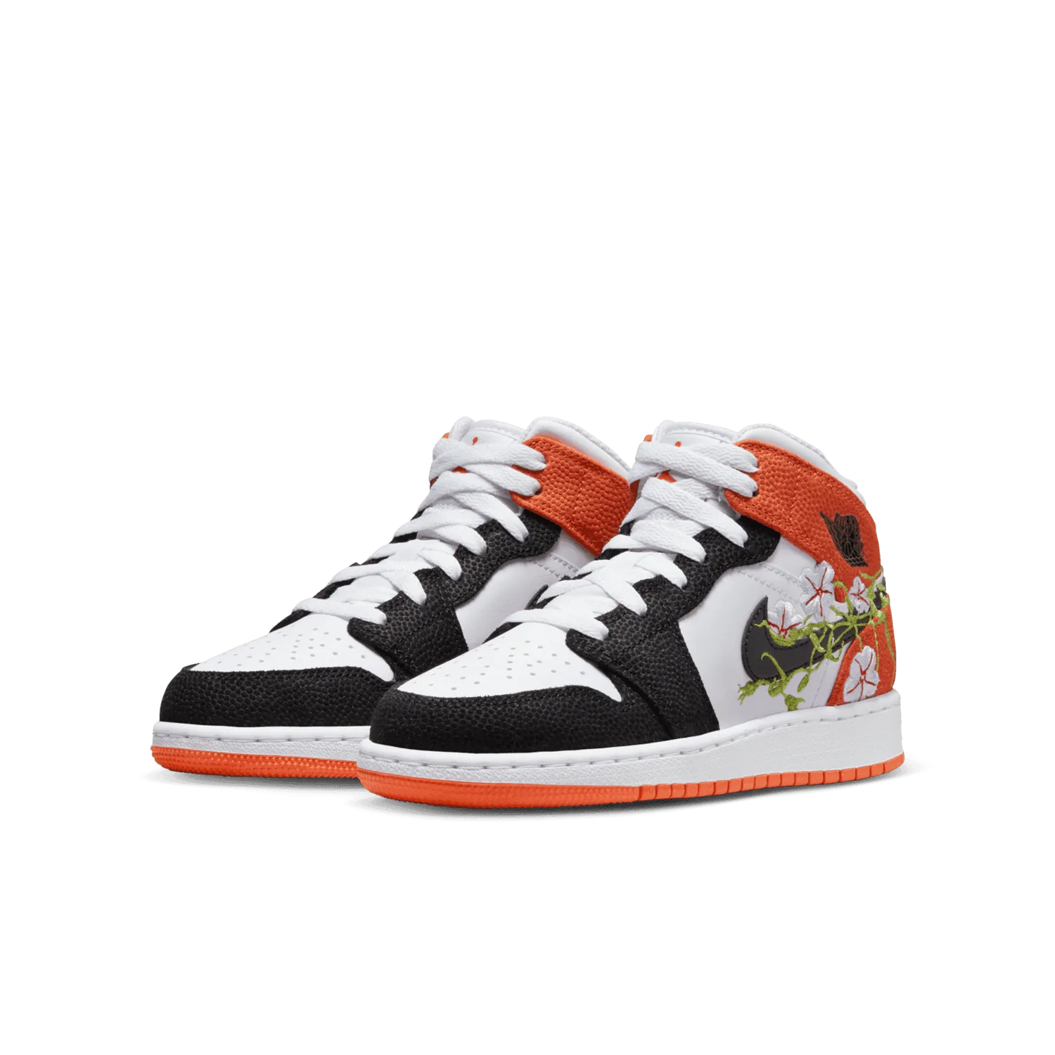 Air Jordan 1 Mid SE Basketball Blossom (GS) image 4