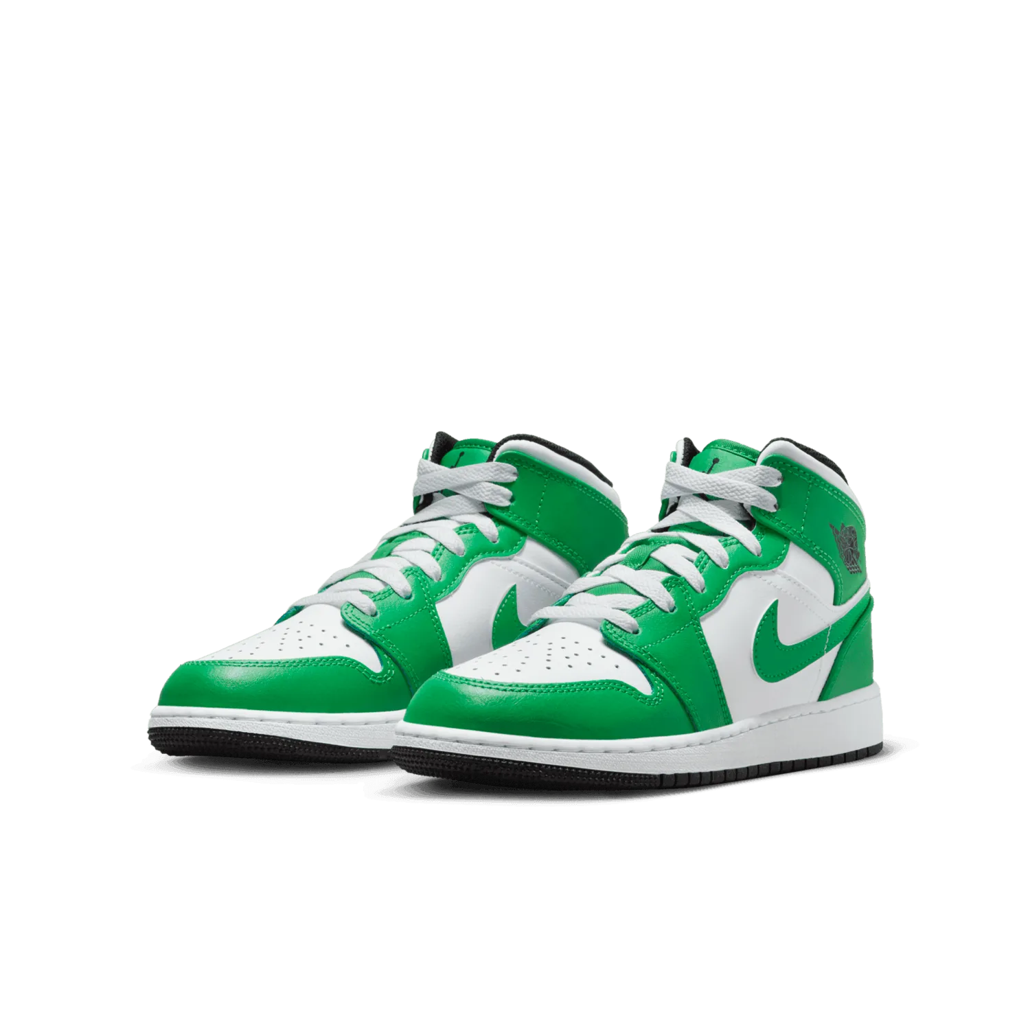 Air Jordan 1 Mid Lucky Green (GS) image 4