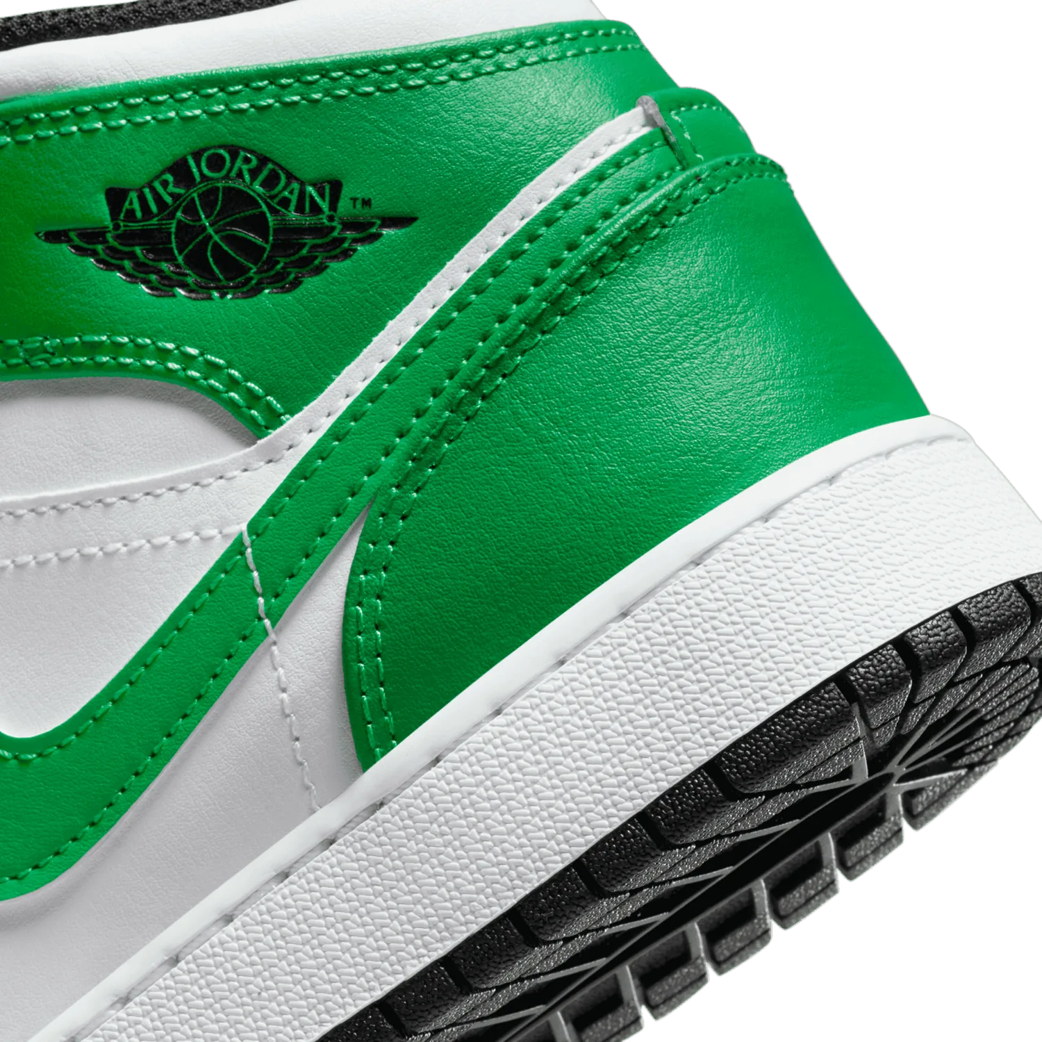 Air Jordan 1 Mid Lucky Green (GS) image 7