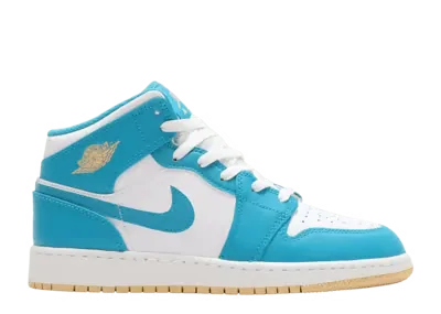 Air Jordan 1 Mid Aquatone Celestial Gold (GS)