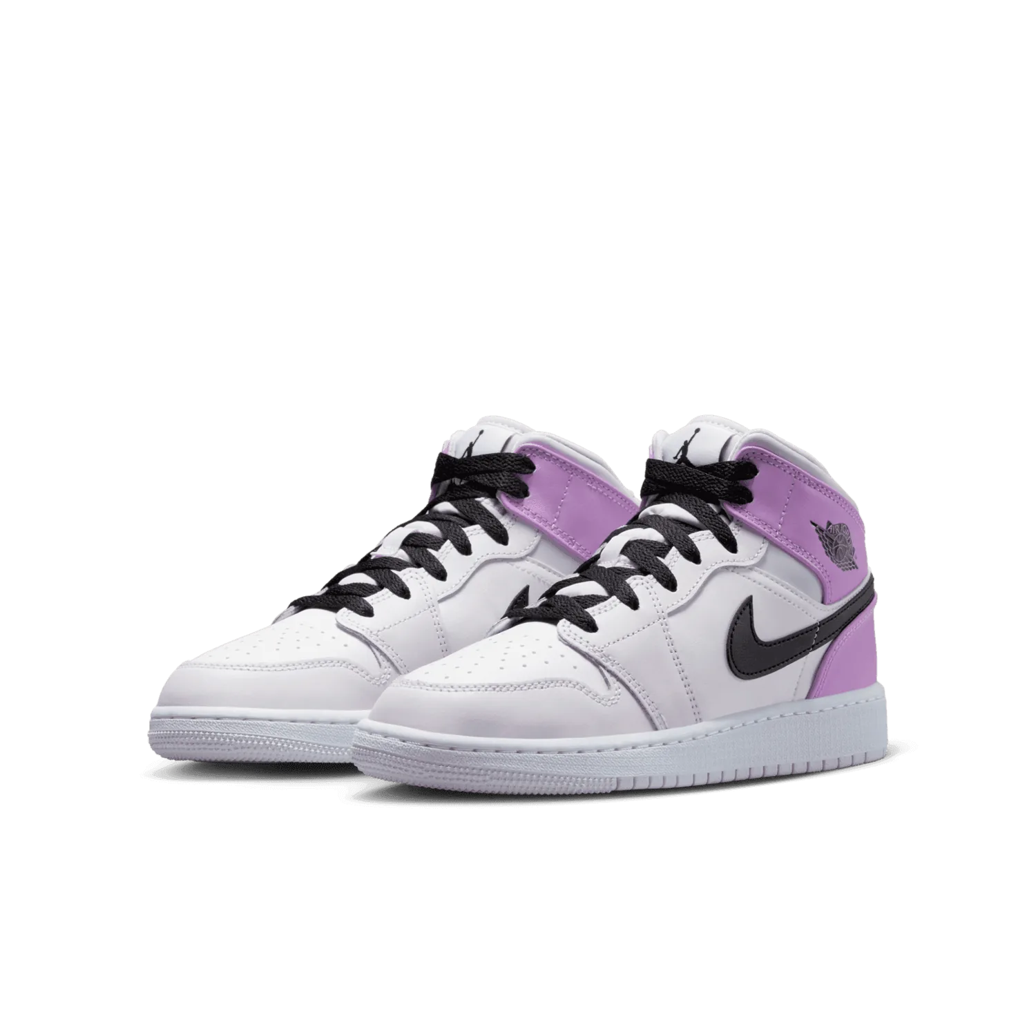 Air Jordan 1 Mid Barely Grape Rush Fuchsia (GS) image 4