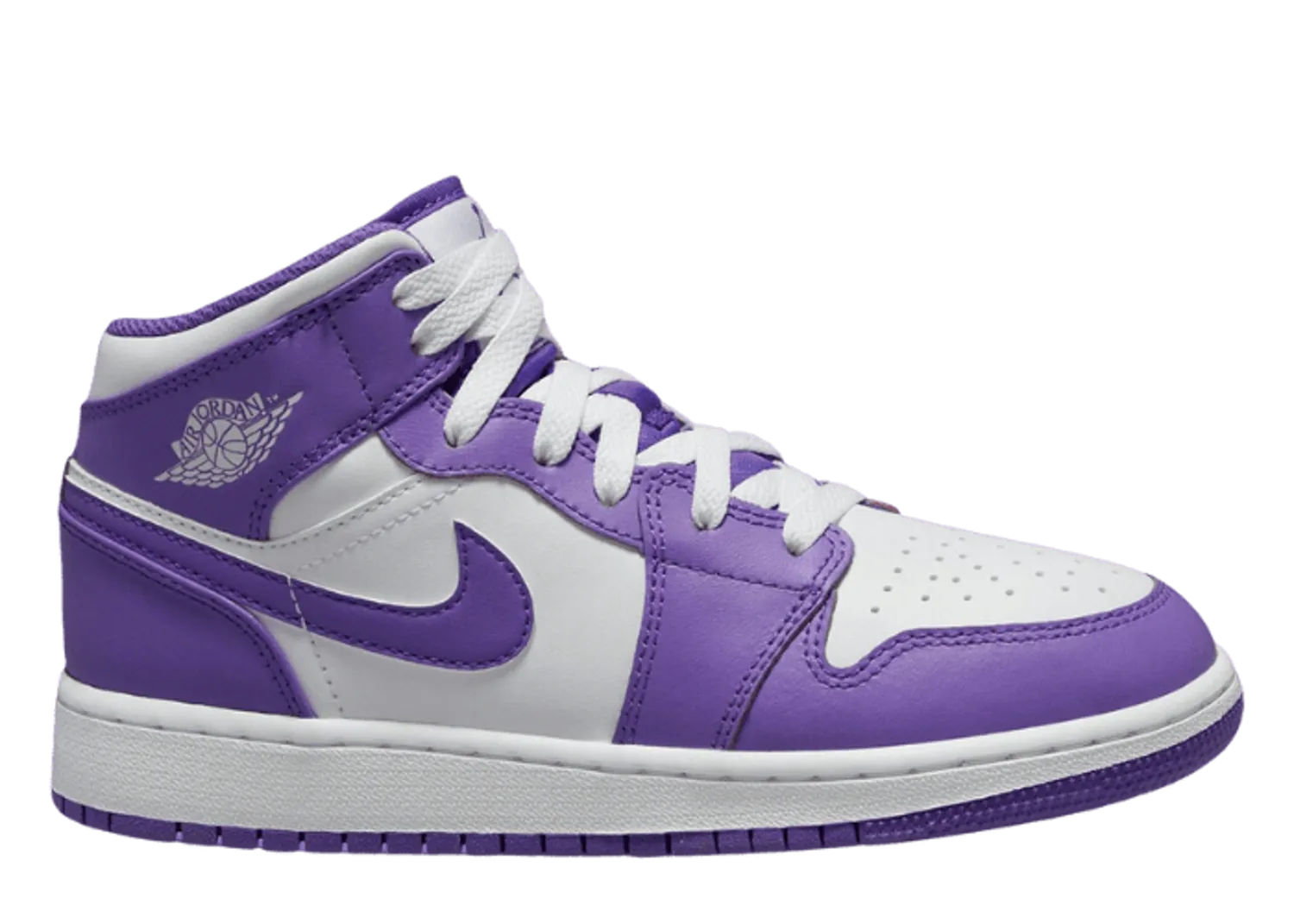Air Jordan 1 Mid Purple Venom (GS)