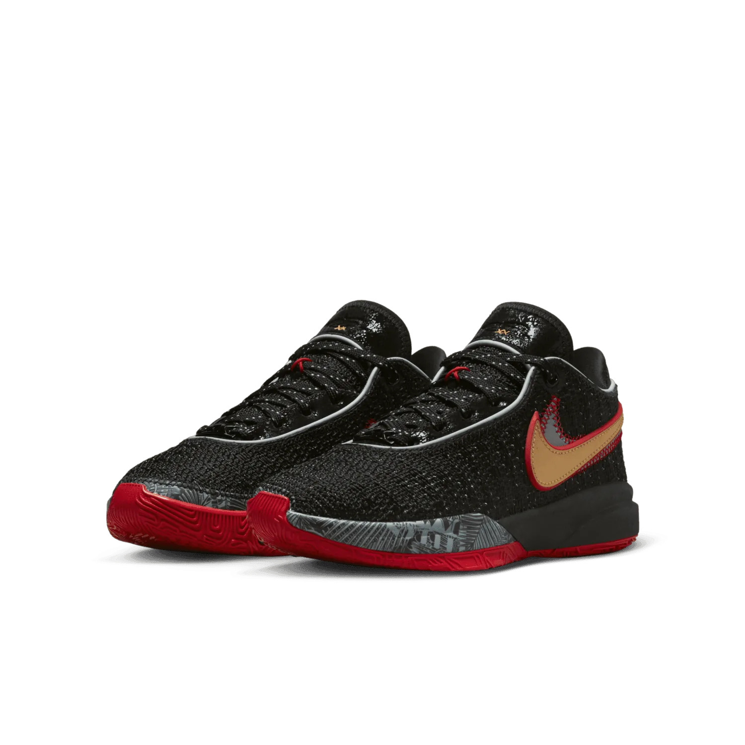 Nike LeBron 20 Black University Red (GS) image 9