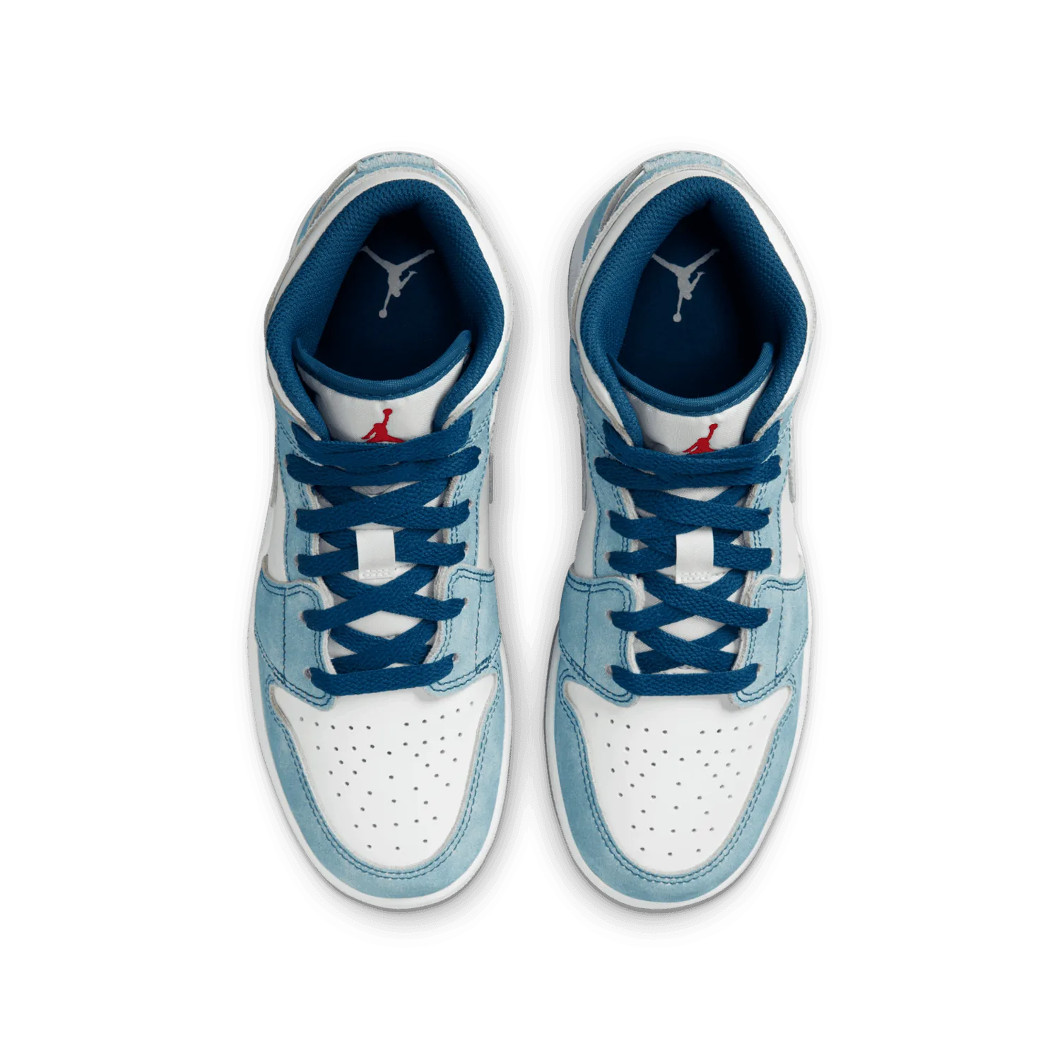 Jordan 1 Mid French Blue (GS) image 3
