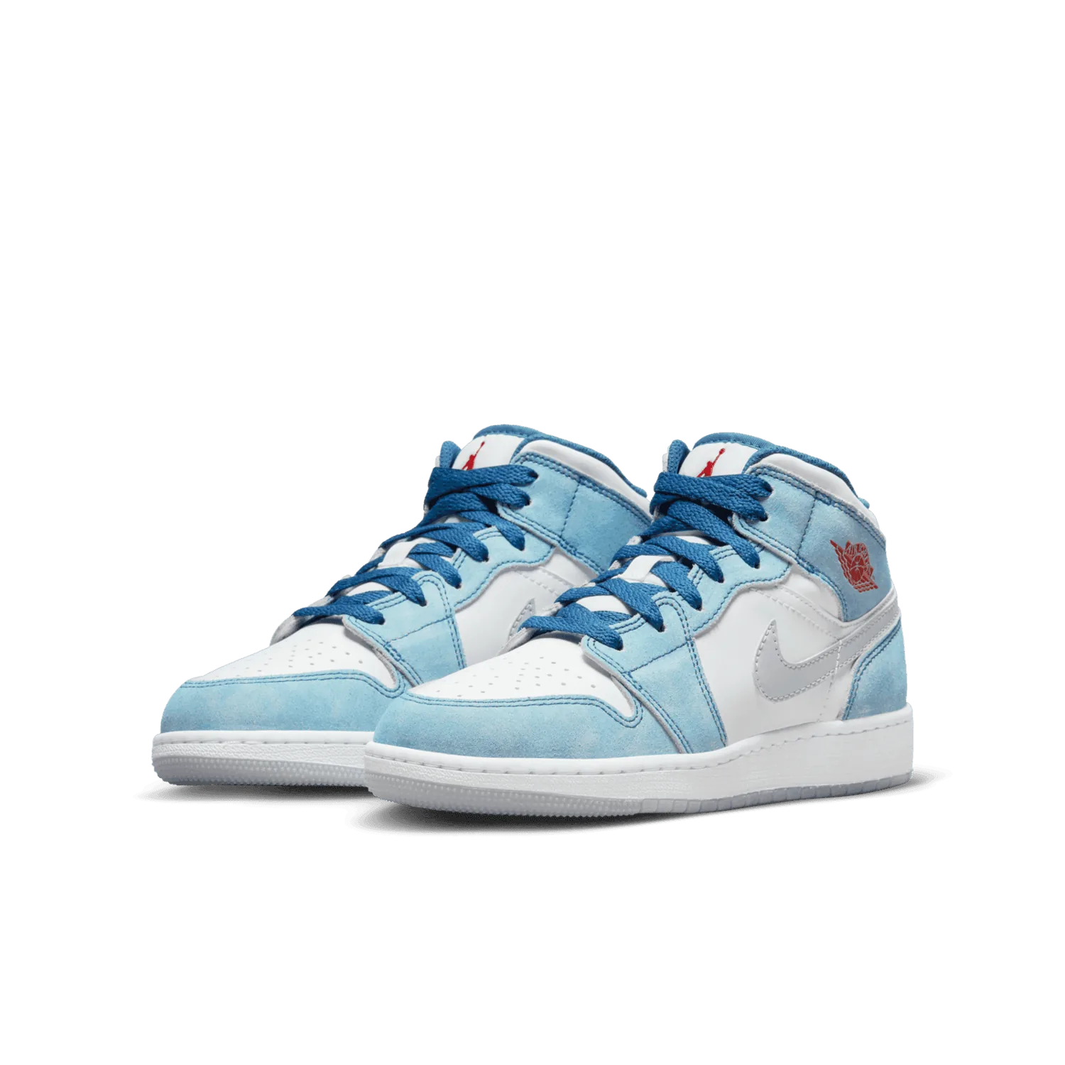 Jordan 1 Mid French Blue (GS) image 4