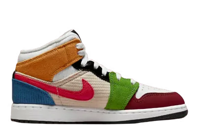 Air Jordan 1 Mid SE Patchwork (GS)