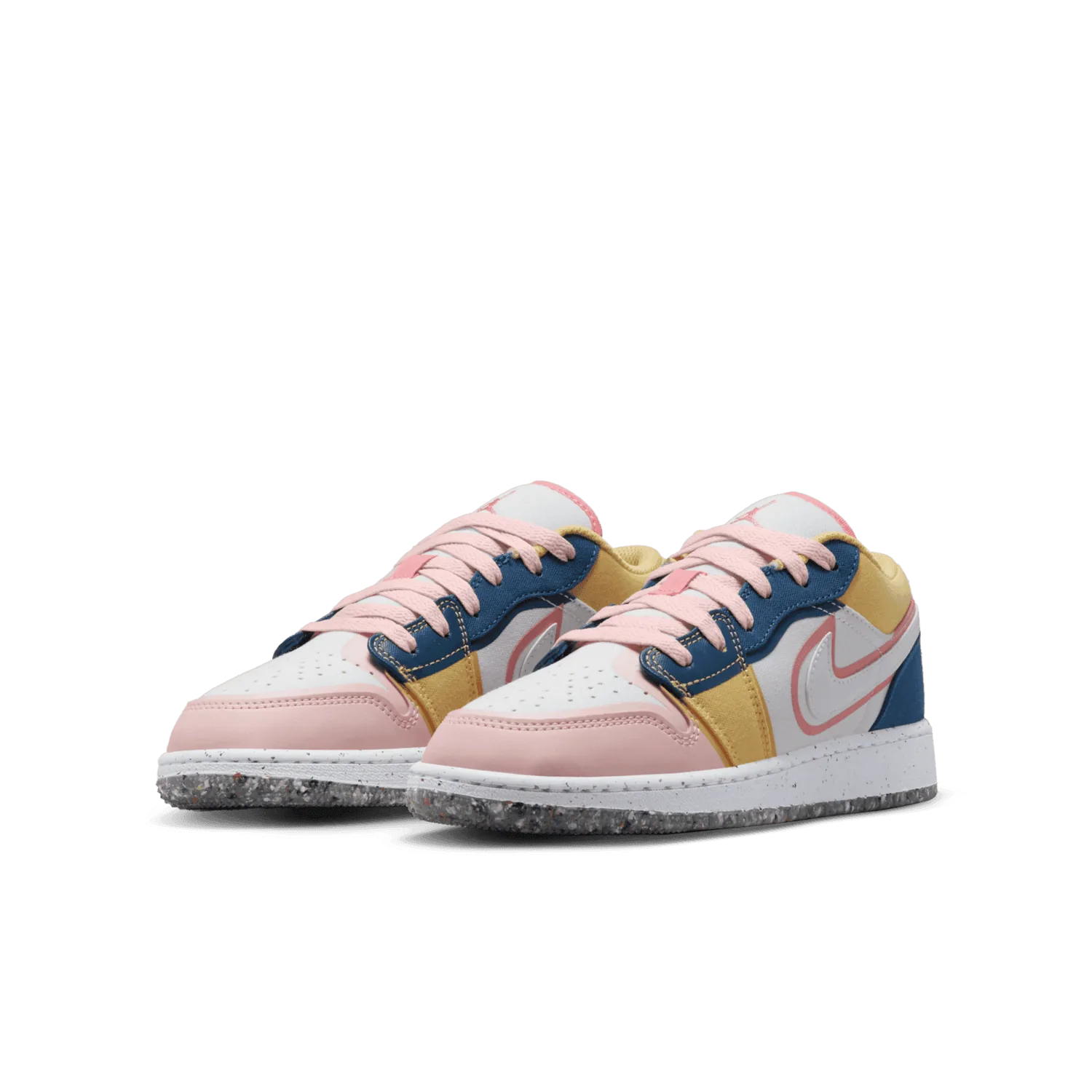 Air Jordan 1 Low SE Multi-Color Canvas (GS) image 4