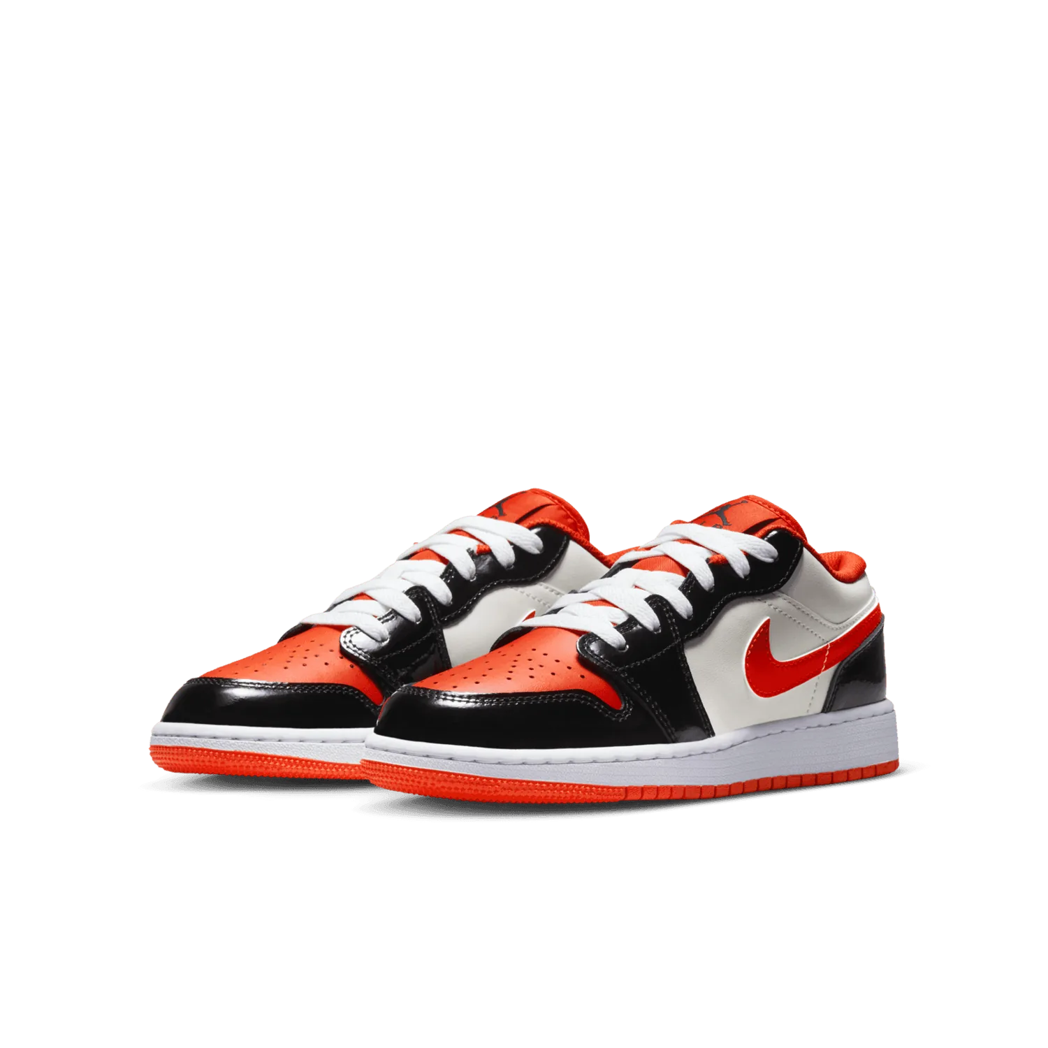 Air Jordan 1 Low Team Orange Black (GS) image 4