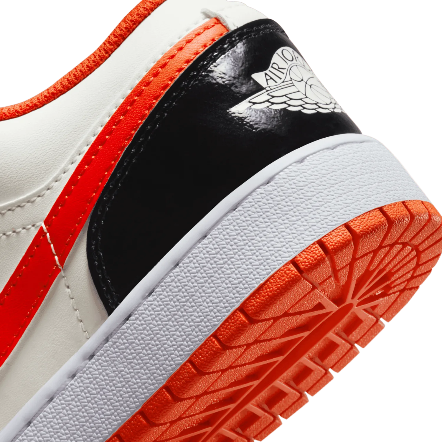 Air Jordan 1 Low Team Orange Black (GS) image 7