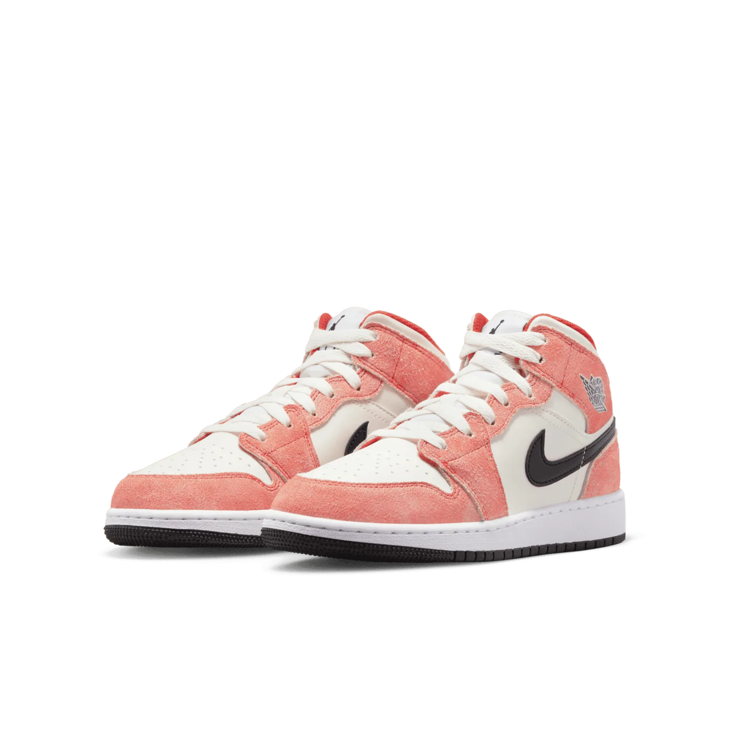 Air Jordan 1 Mid Orange Suede (GS) image 4