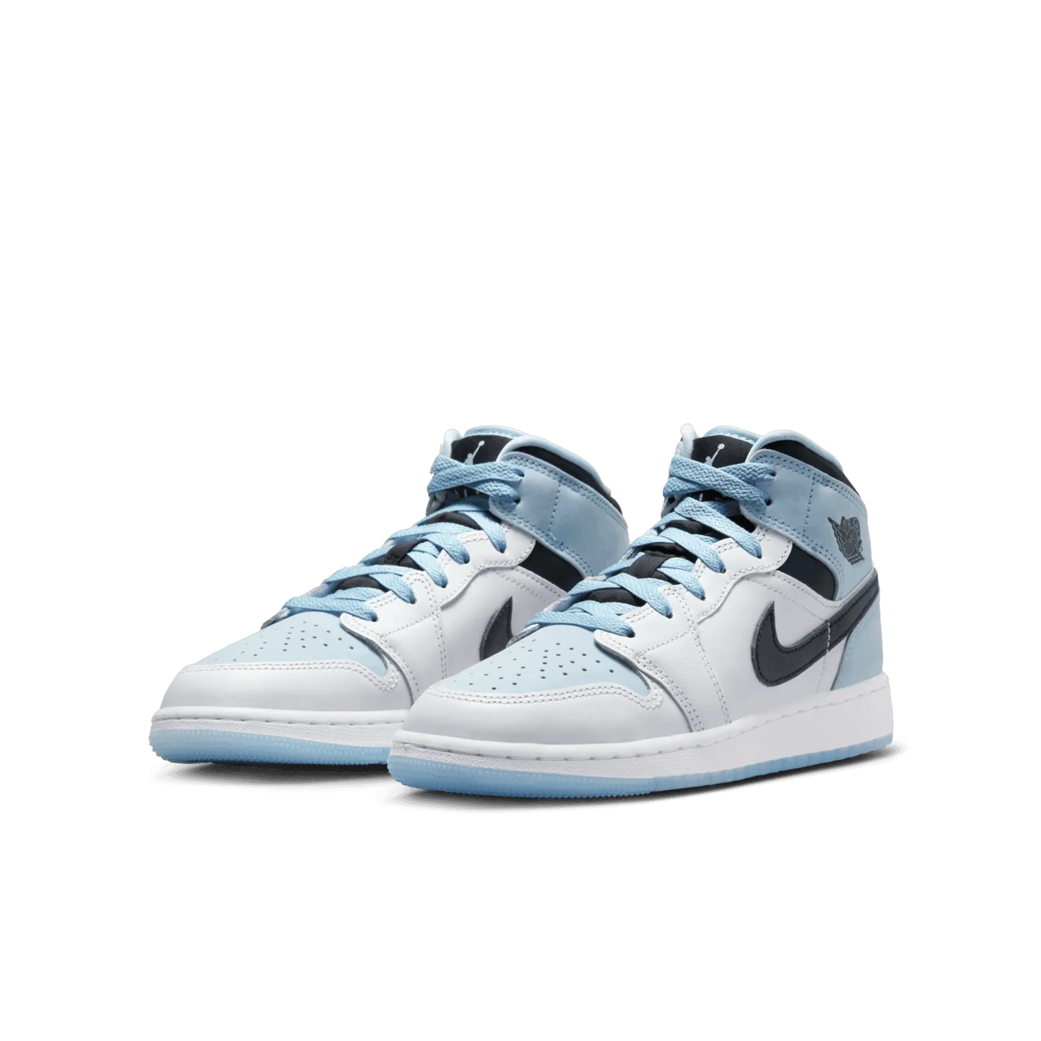 Air Jordan 1 Mid SE Ice Blue (2023) (GS) image 4