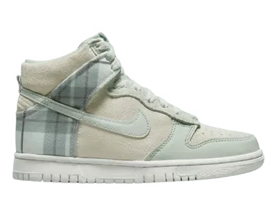 Nike Dunk High SE Tartan Plaid Summit White (GS)