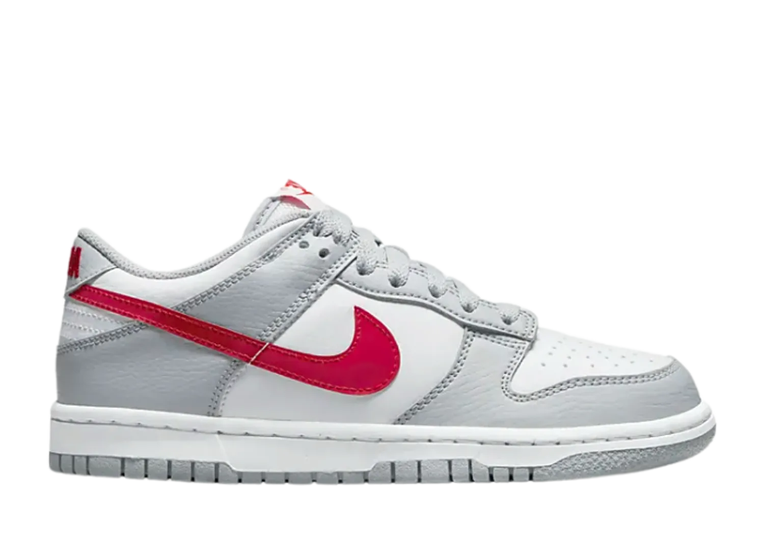 Nike Dunk Low White Grey Red (GS)