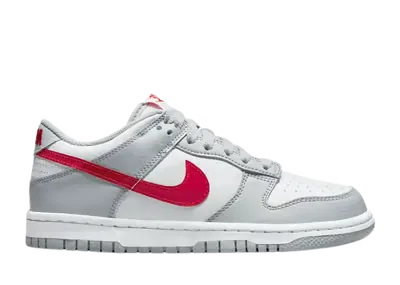 Nike Dunk Low White Grey Red (GS)