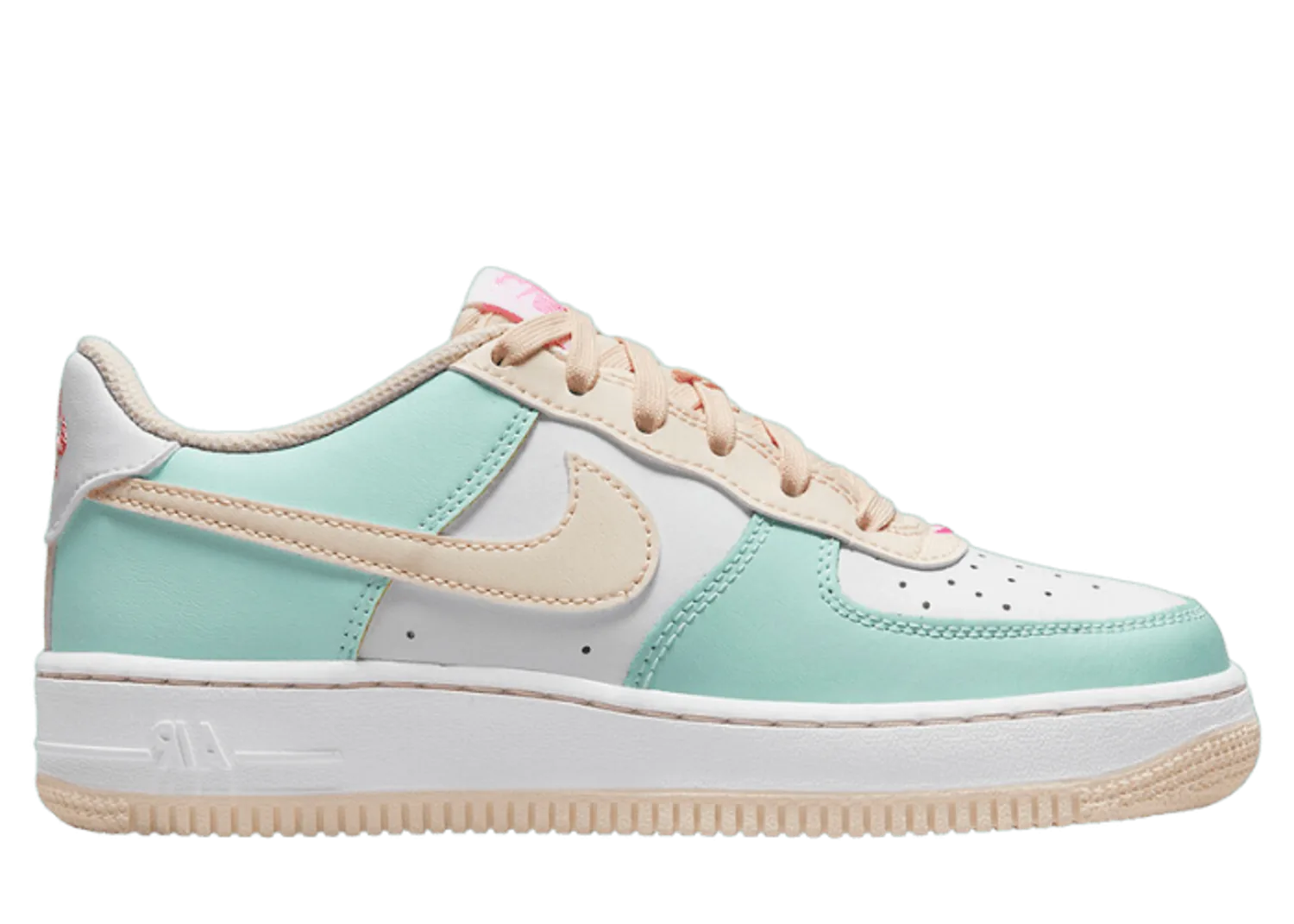 Nike Air Force 1 Low Emerald Rise Guava Ice Pink Spell (GS)