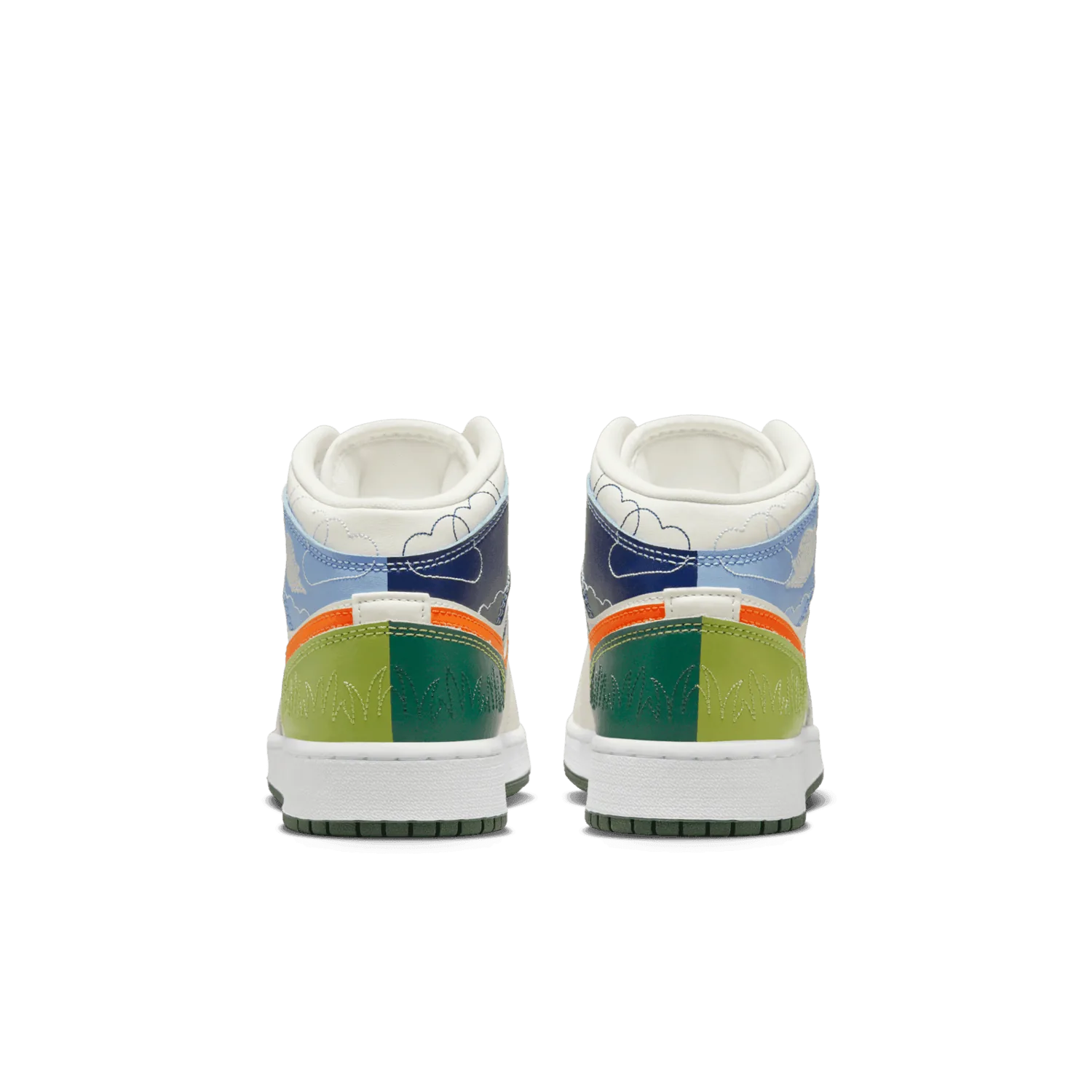 Jordan 1 Mid Stitch (GS) image 5