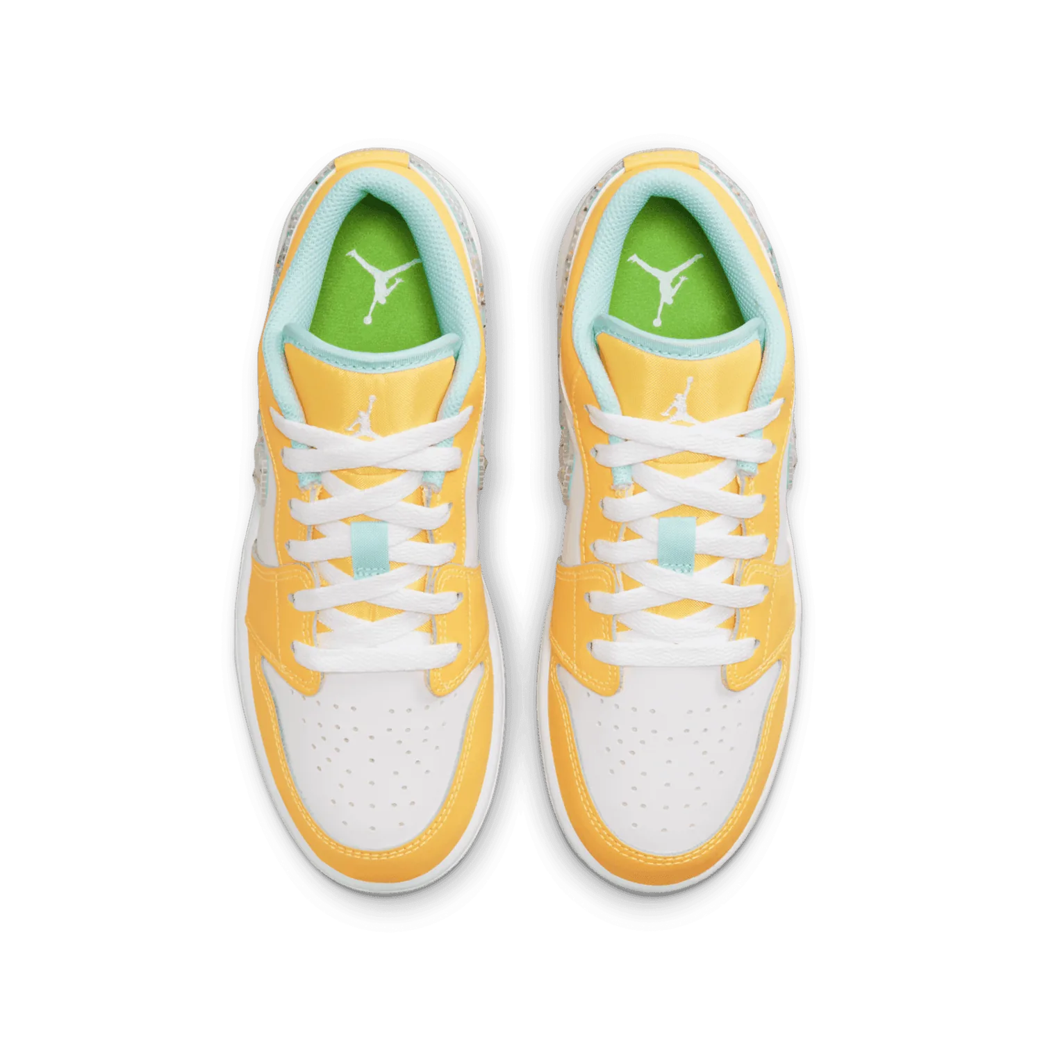 Air Jordan 1 Low SE Citron Pulse Glacier Ice (GS) image 3
