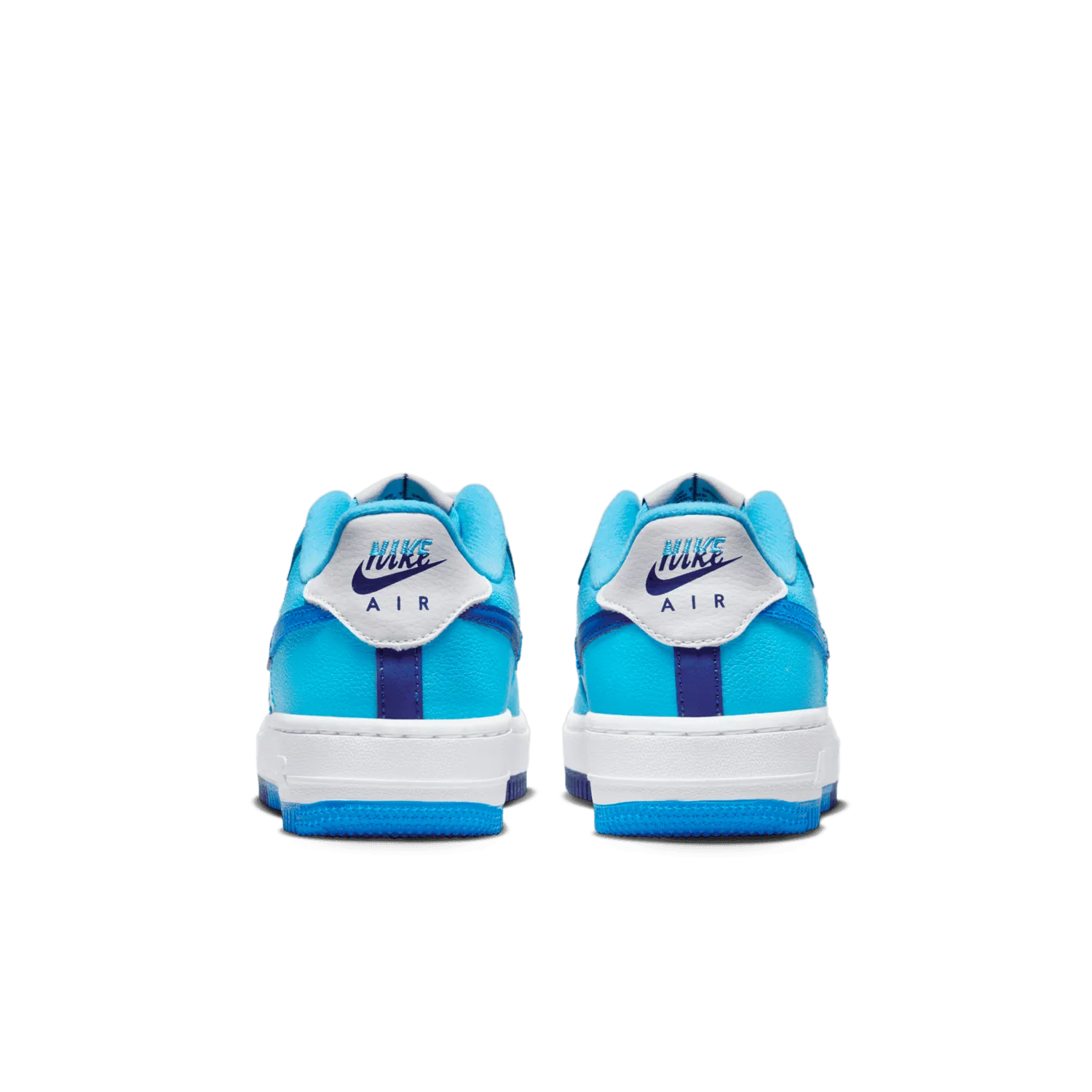 Nike Air Force 1 Low Split Light Photo Blue Deep Royal Blue (GS) image 5