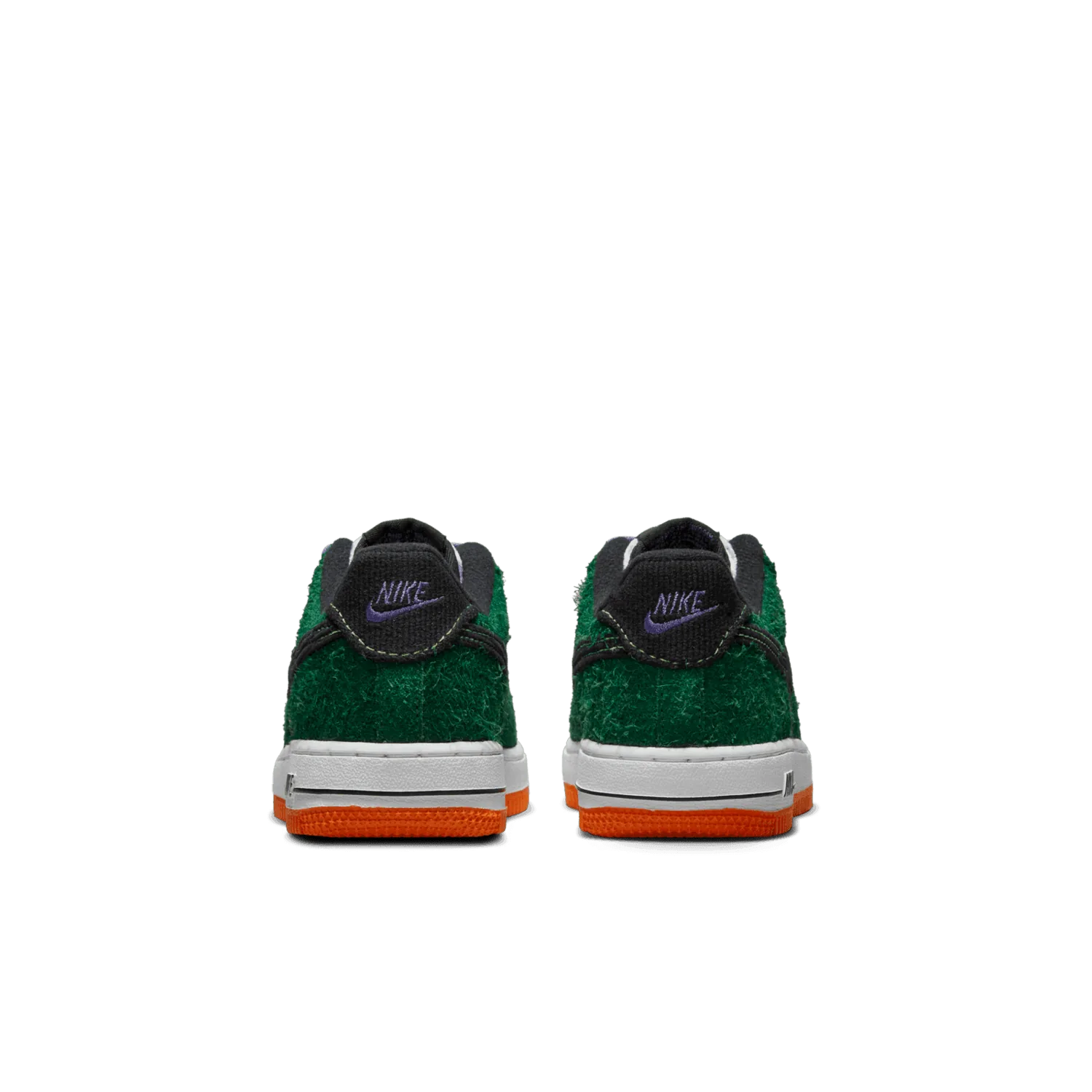 Nike Air Force 1 Low Shaggy Suede Green (PS) image 5