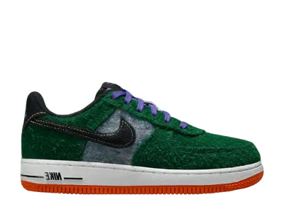 Nike Air Force 1 Low Shaggy Suede Green (PS)