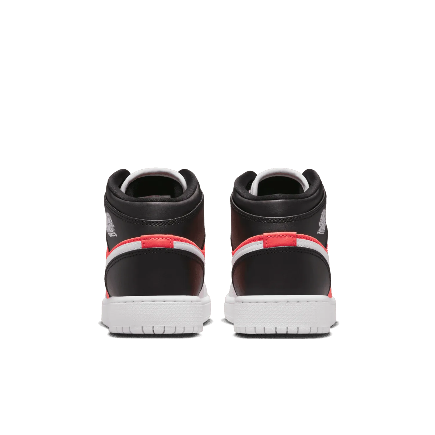 Air Jordan 1 Mid SE Black White Infrared 23 (GS) image 5