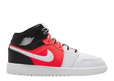 Air Jordan 1 Mid SE Black White Infrared 23 (GS)