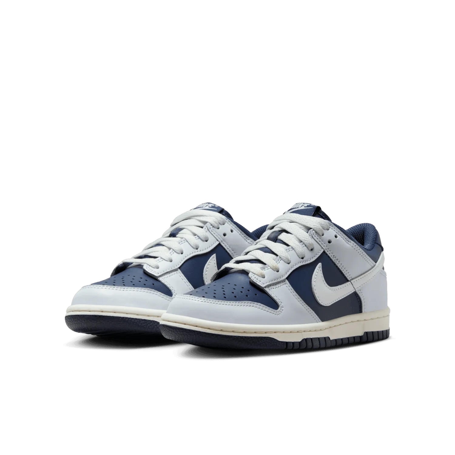 Nike Dunk Low Football Grey Midnight Navy (GS) image 3