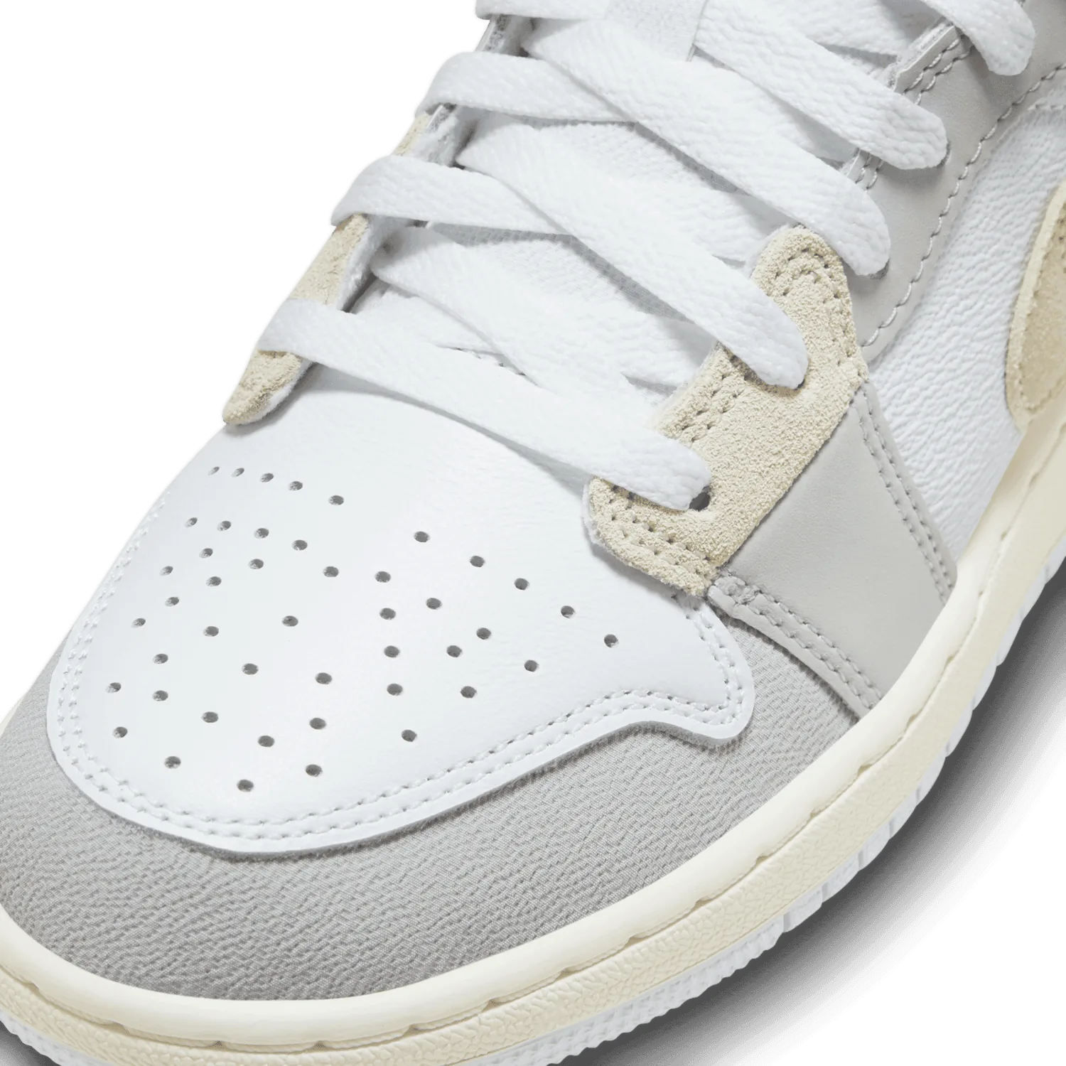Air Jordan 1 Low SE Craft Inside Out Tech Grey (GS) image 6