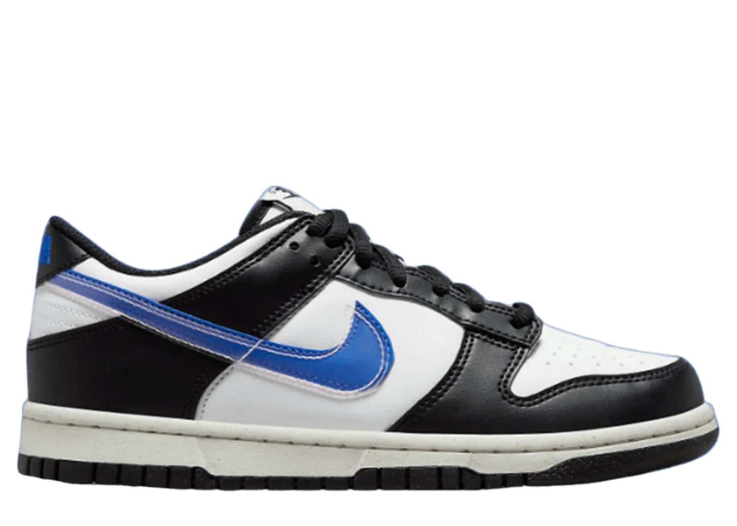 Nike Dunk Low NN TPU Swoosh White Black Royal (GS)