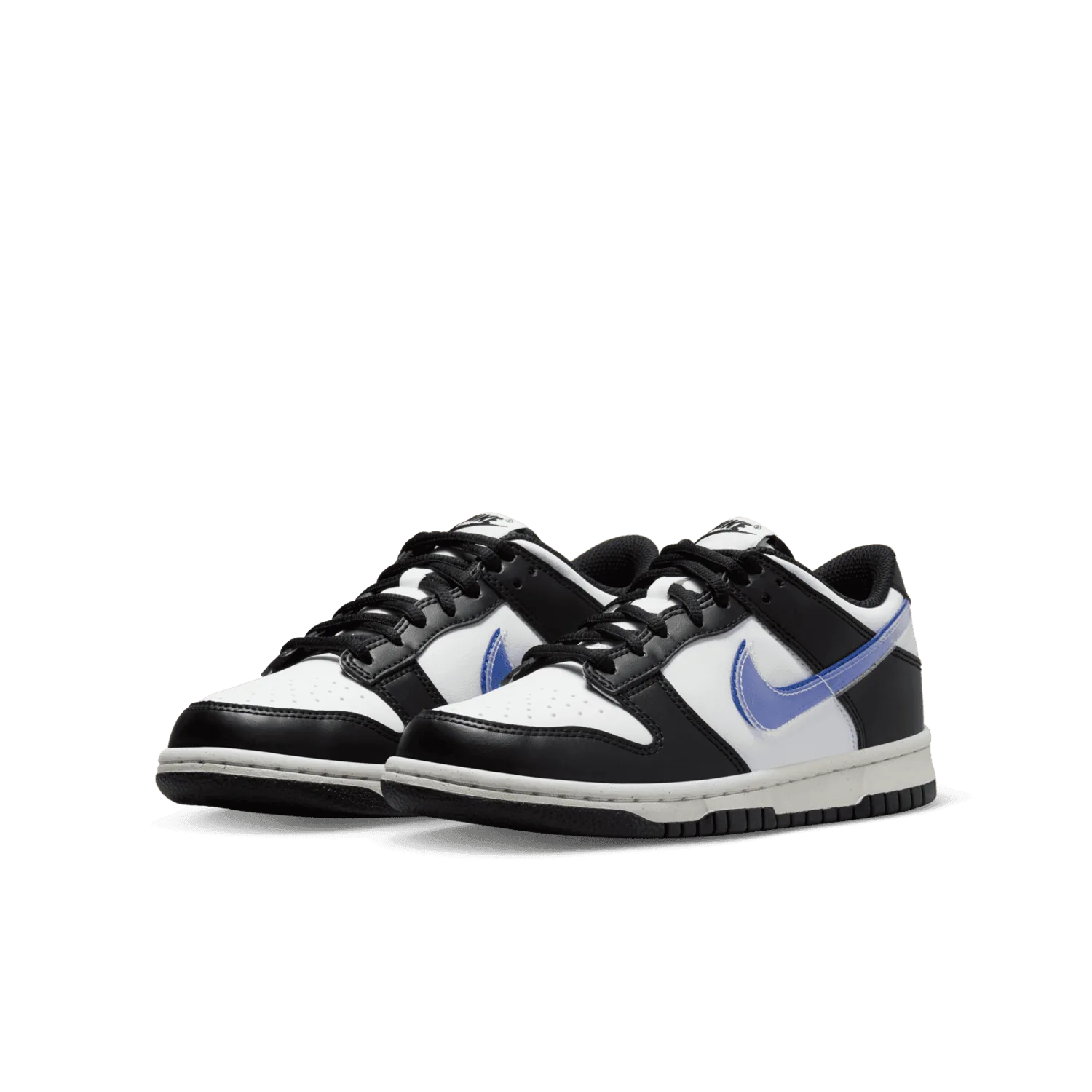Nike Dunk Low NN TPU Swoosh White Black Royal (GS) image 4