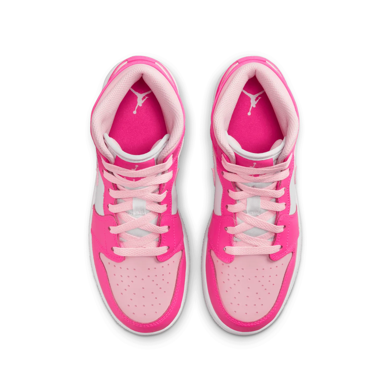Air Jordan 1 Mid Medium Soft Pink Fierce Pink (GS) image 3