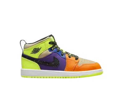 Air Jordan 1 Mid SE Super Splash (PS)