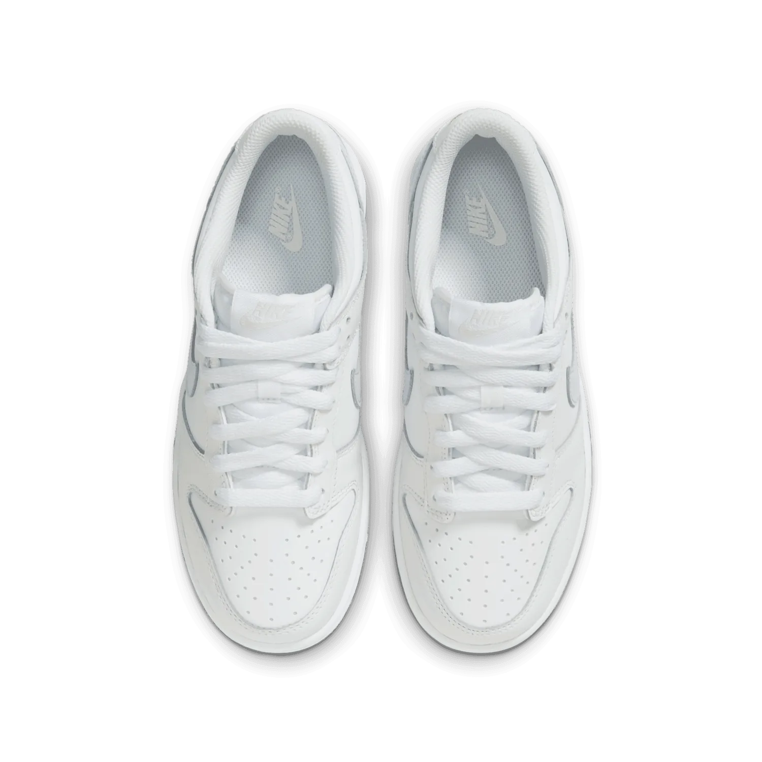 Nike Dunk Low White Silver Green (GS) image 3