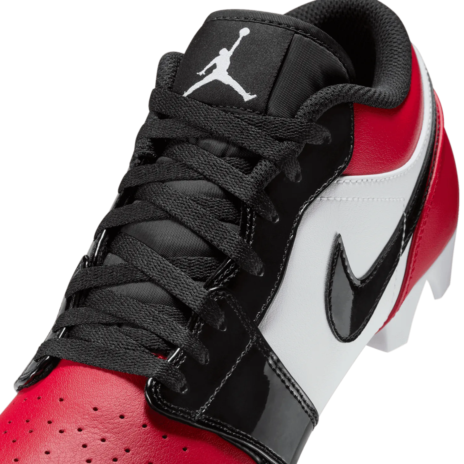 Air Jordan 1 Low TD Cleat Bred Toe image 7