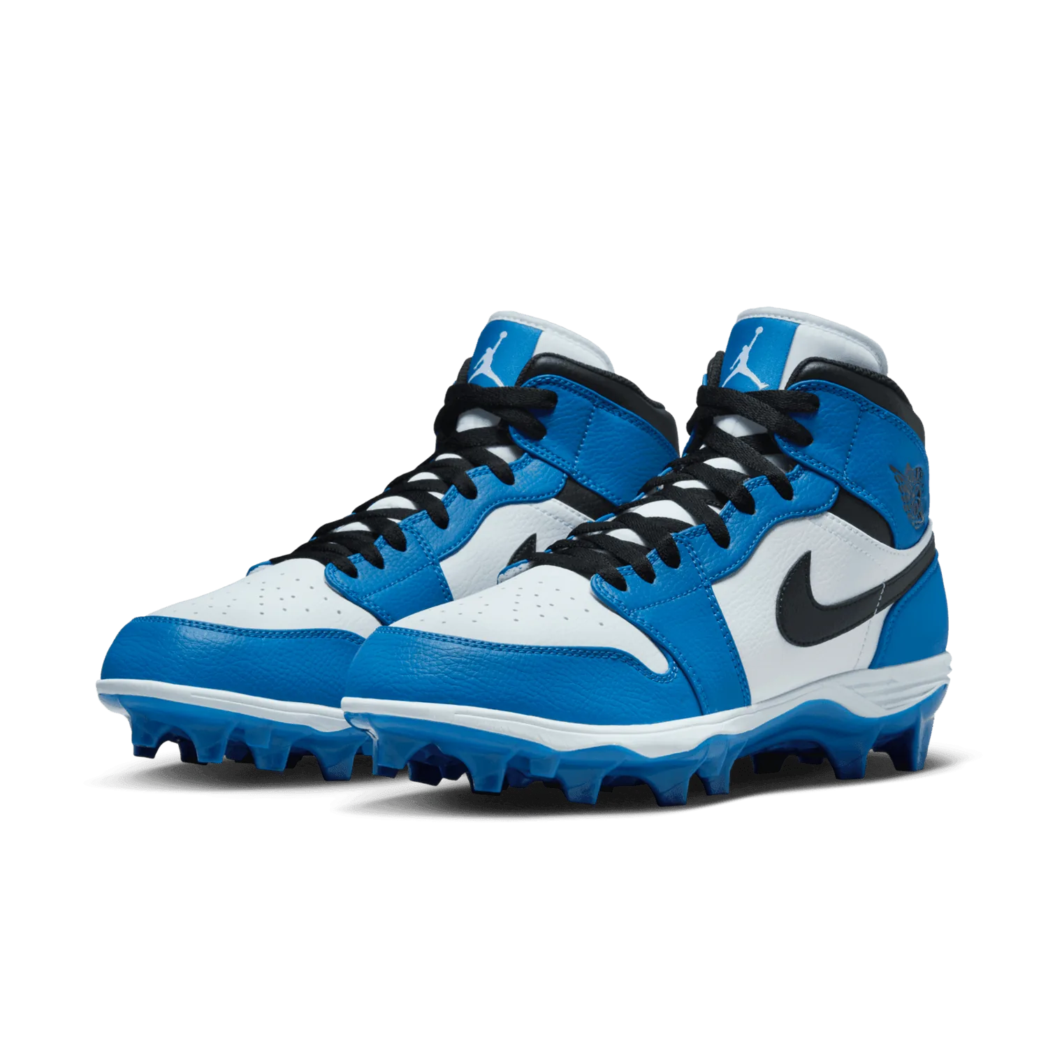 Air Jordan 1 Mid TD Cleat White Black Royal (2023) image 4